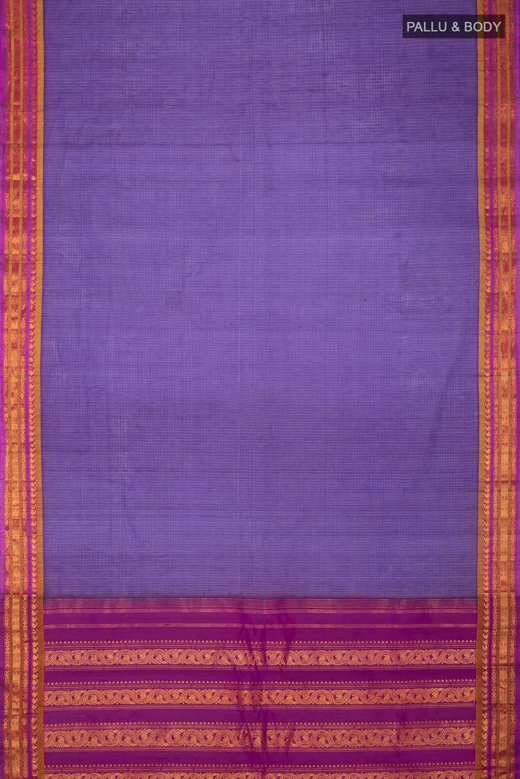 Blue Gadwal cotton Saree
