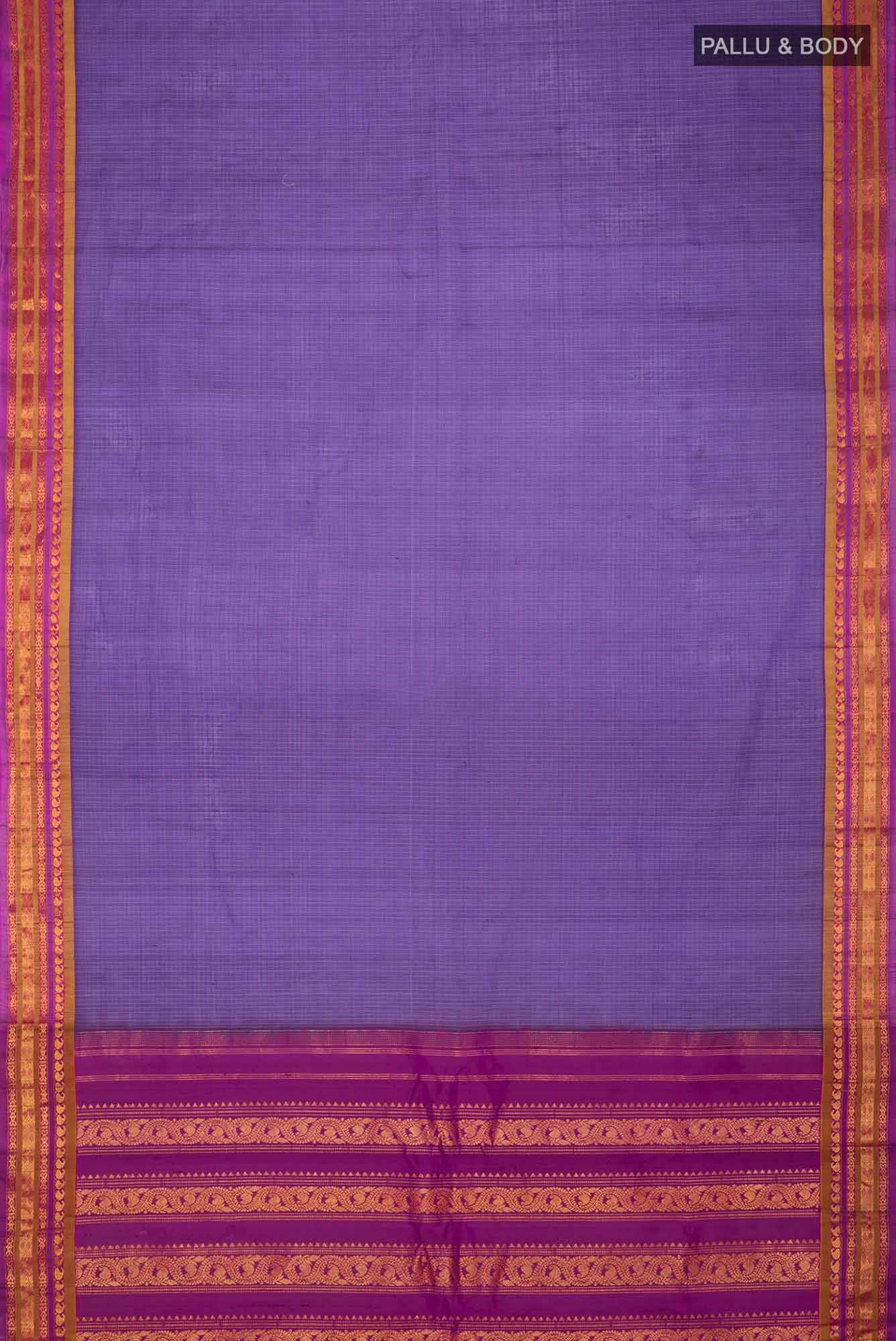 Blue Gadwal cotton Saree