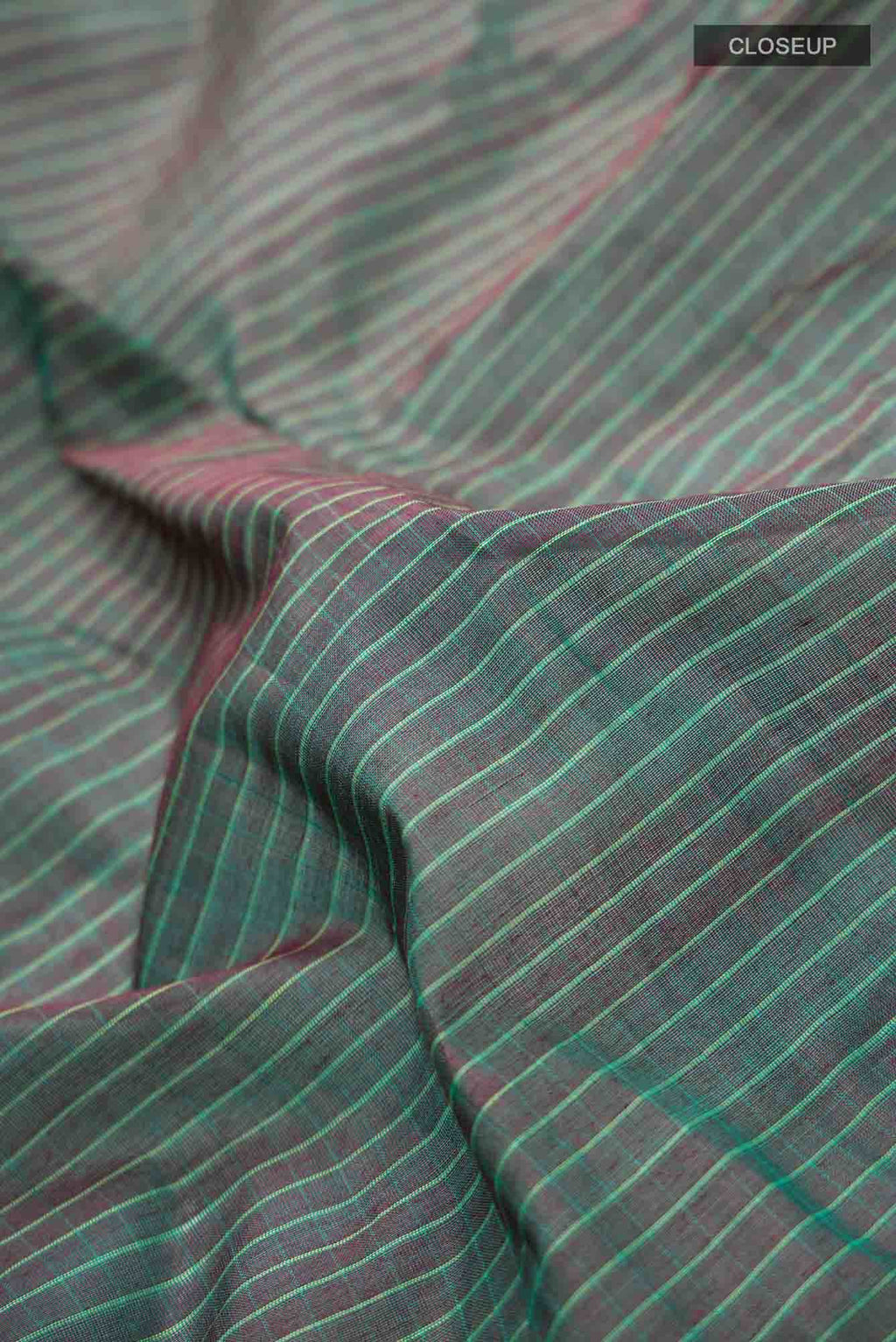 Green Gadwal cotton Saree