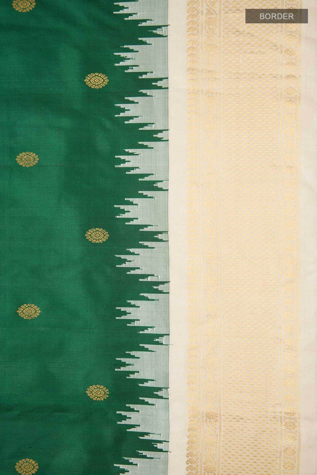 Green Gadwal Silk Saree