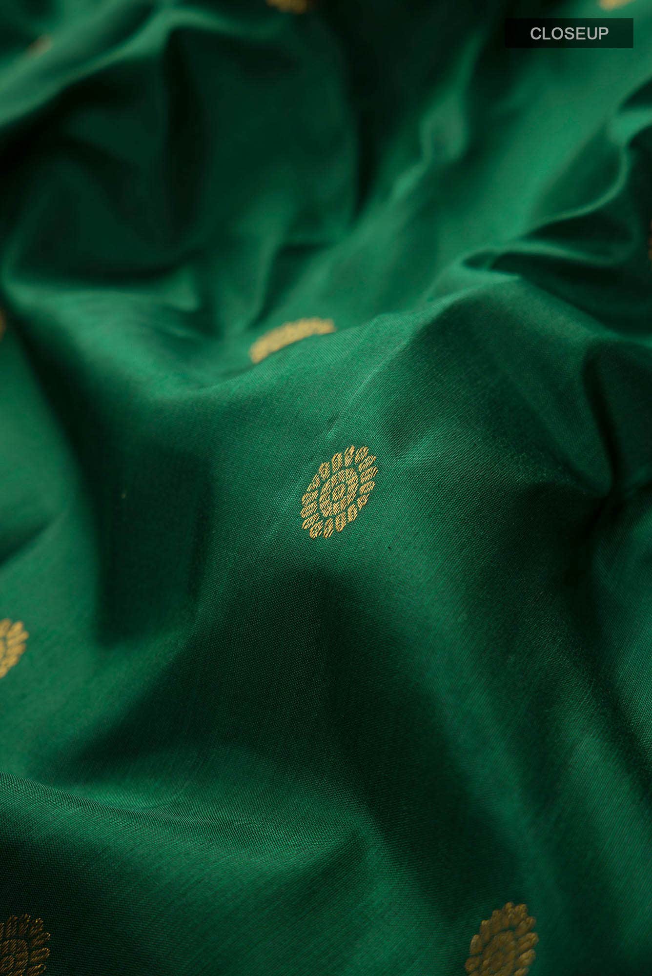 Green Gadwal Silk Saree