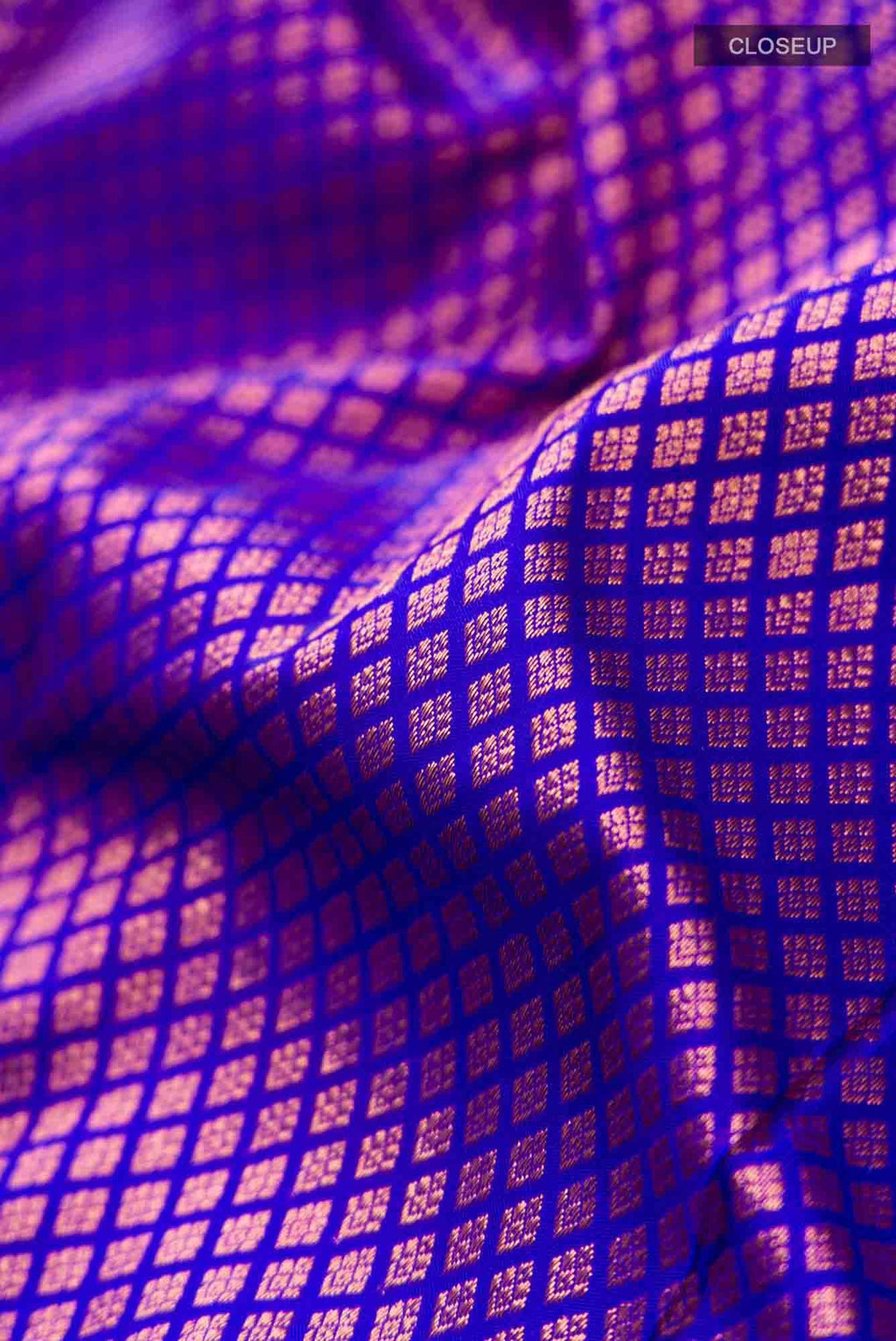 Blue Kanchipuram Silk Saree