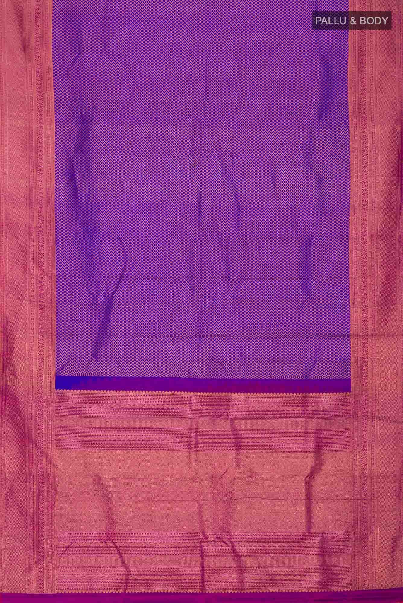 Blue Kanchipuram Silk Saree