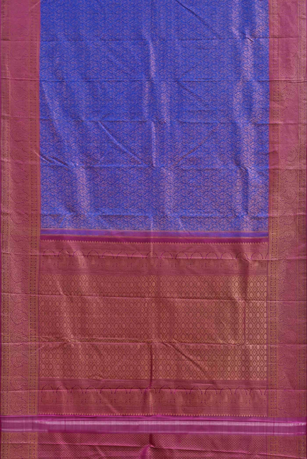 Blue Kanchipuram Silk Saree