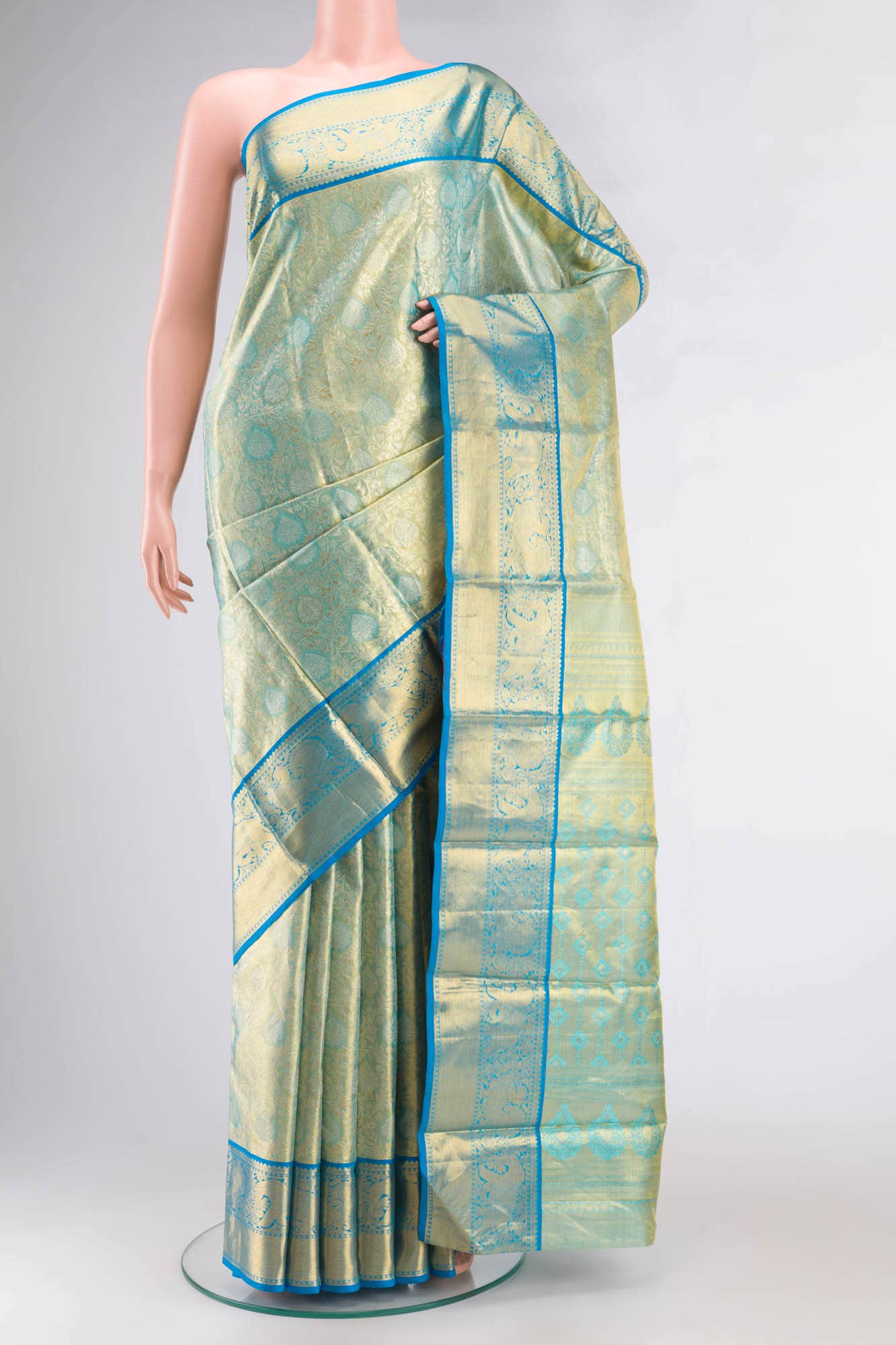 Green Kanchipuram Silk Saree