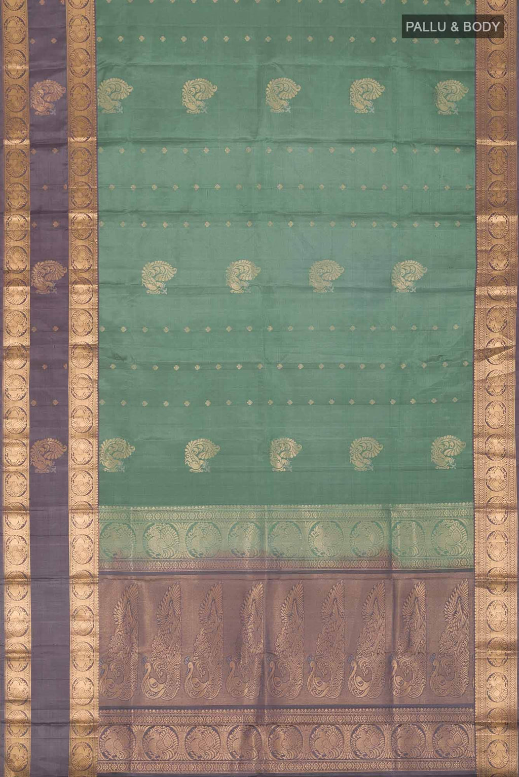 Green Kanchipuram Silk Saree