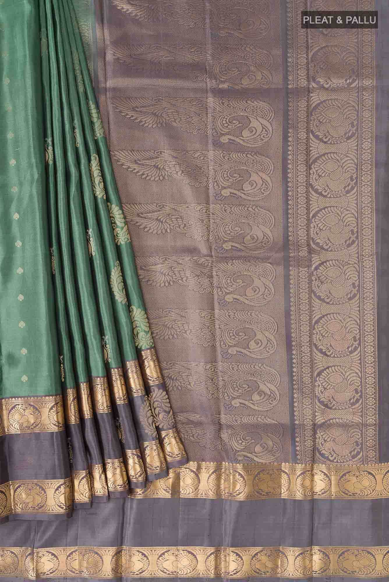 Green Kanchipuram Silk Saree