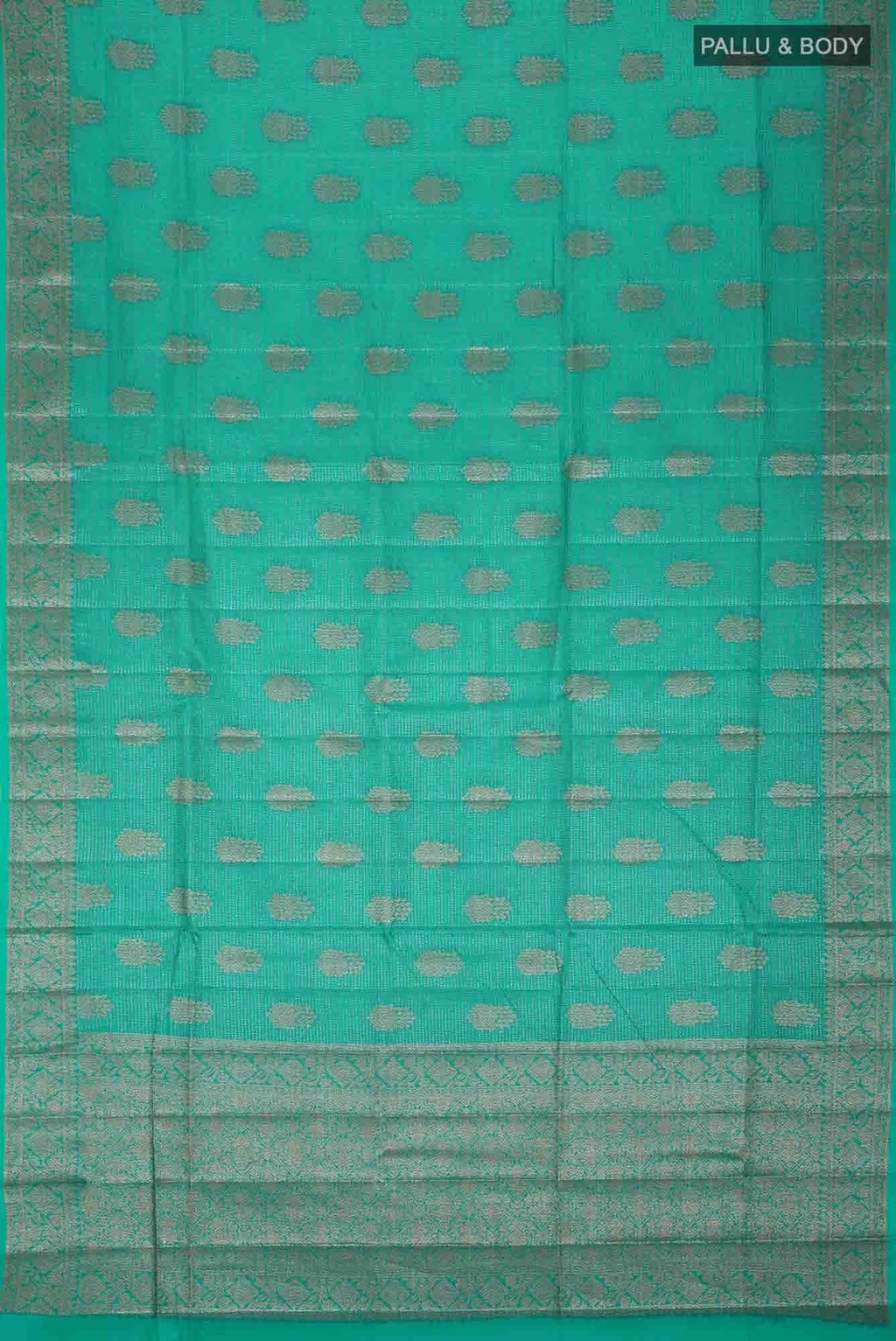 Green Banarasi Tussar Silk Saree