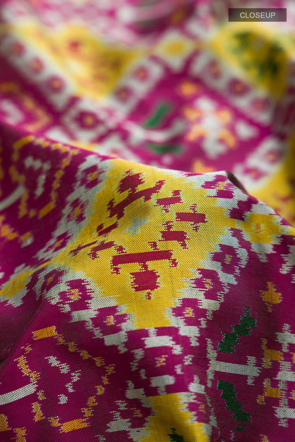 Pink Pochampally Silk Saree
