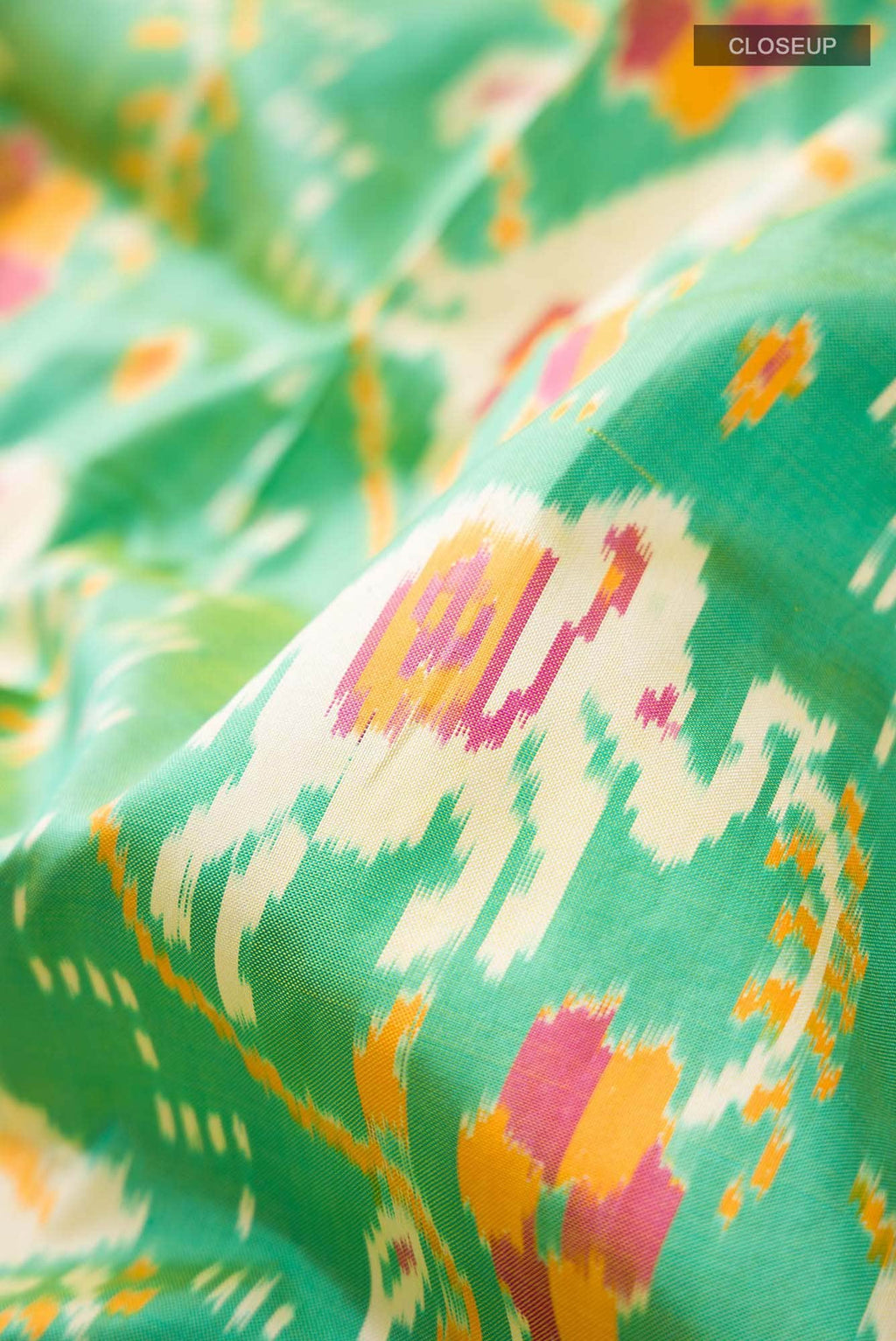Green Pochampally Silk Saree