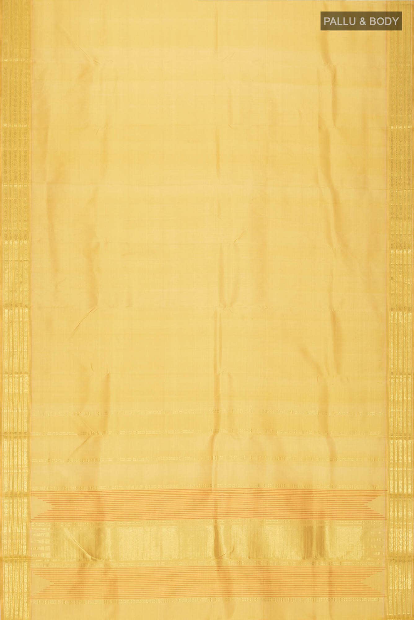 Beige Kanchipuram Silk Saree