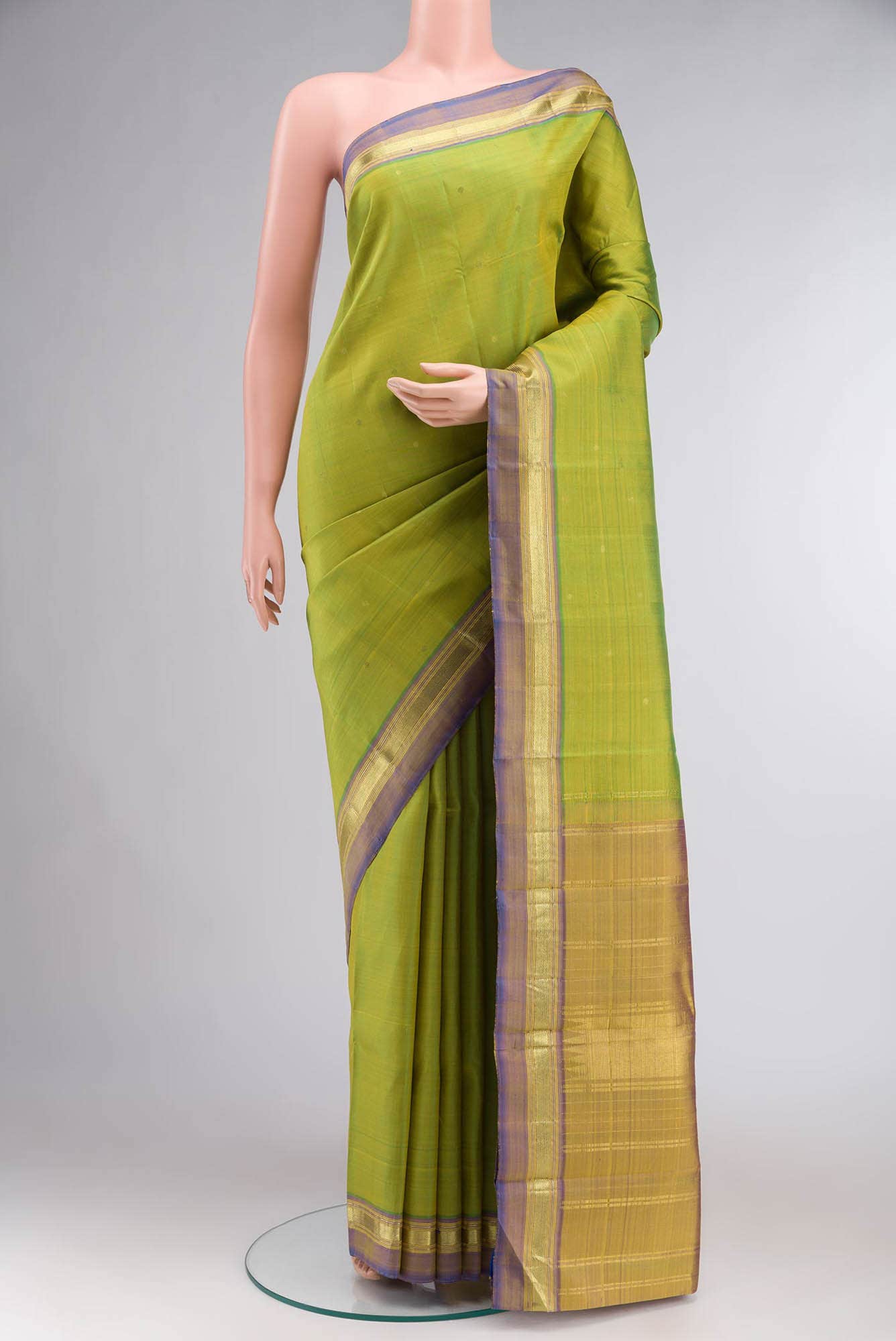 Green Kanchipuram Silk Saree