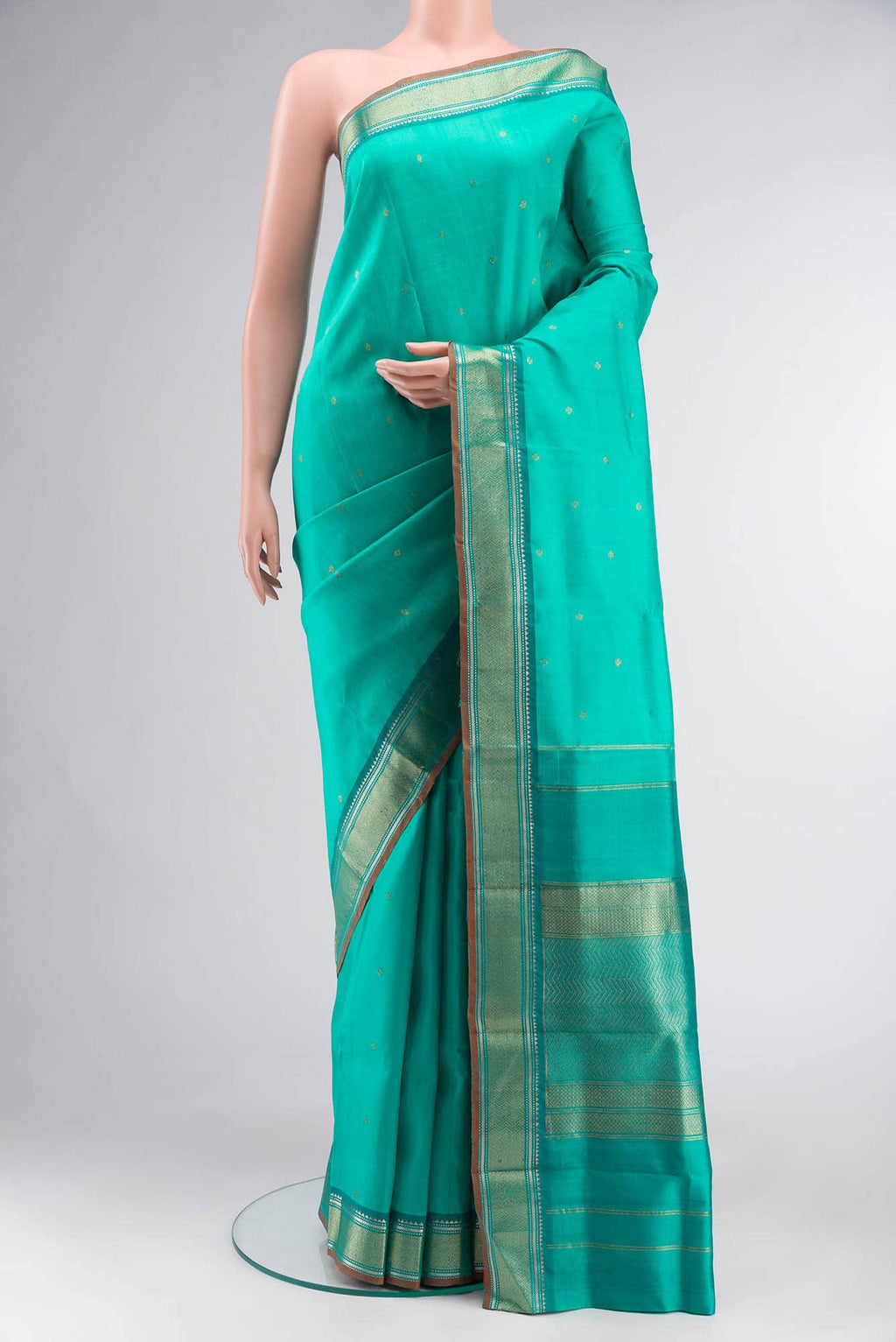 Green Kanchipuram Silk Saree