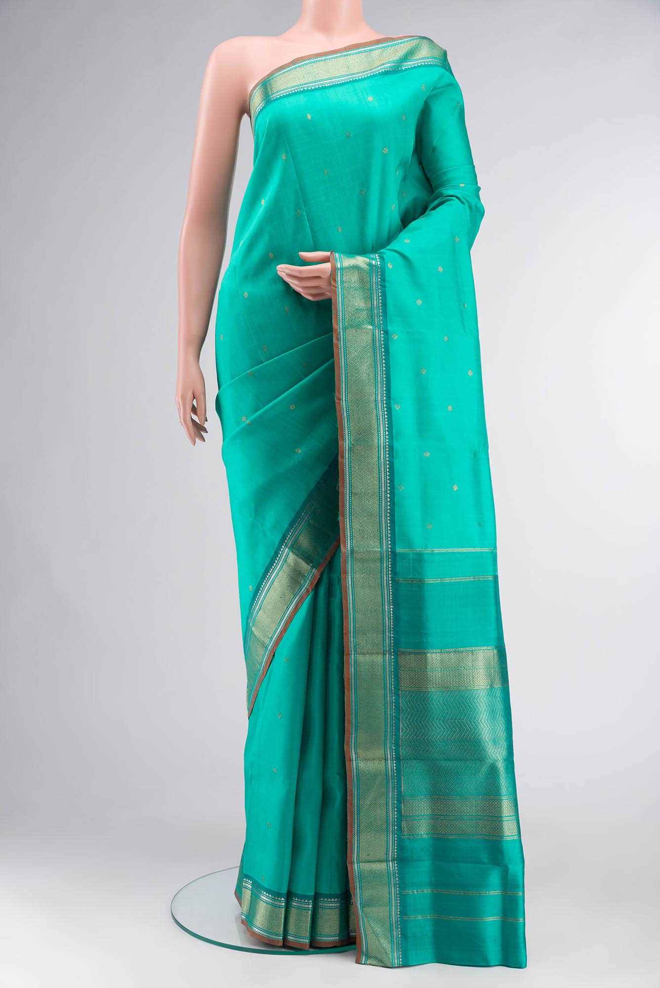 Green Kanchipuram Silk Saree