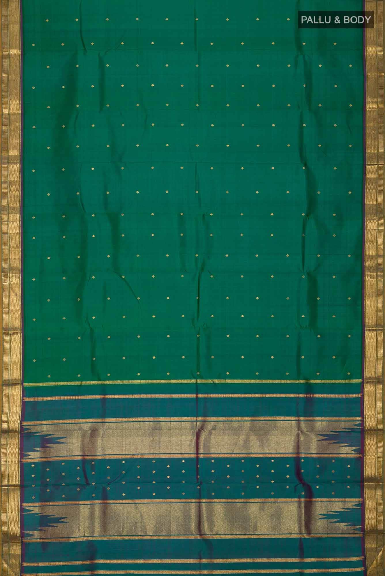 Green Kanchipuram Silk Saree