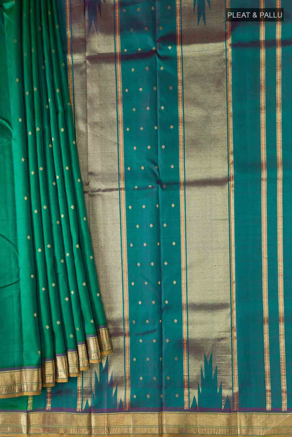 Green Kanchipuram Silk Saree