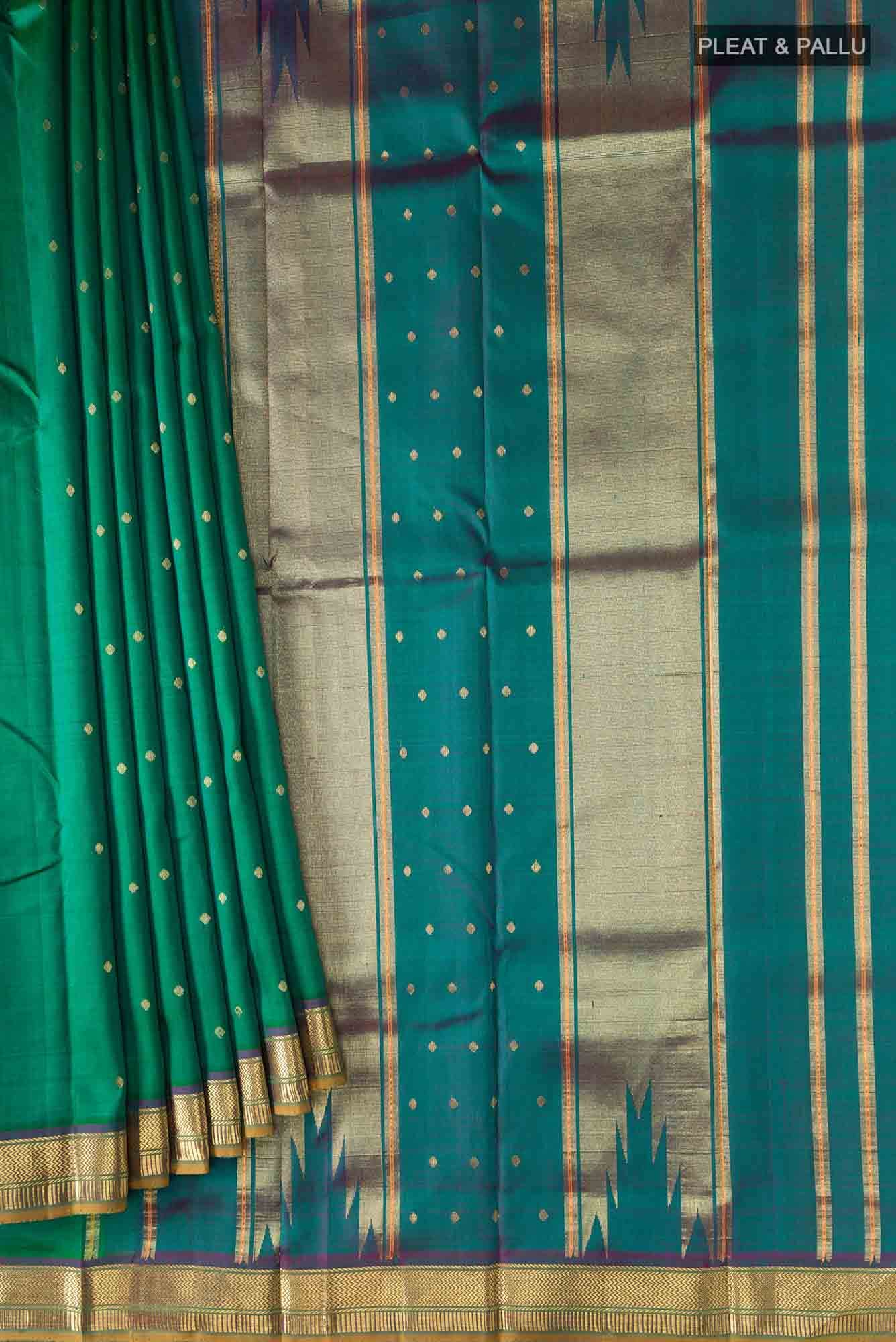 Green Kanchipuram Silk Saree