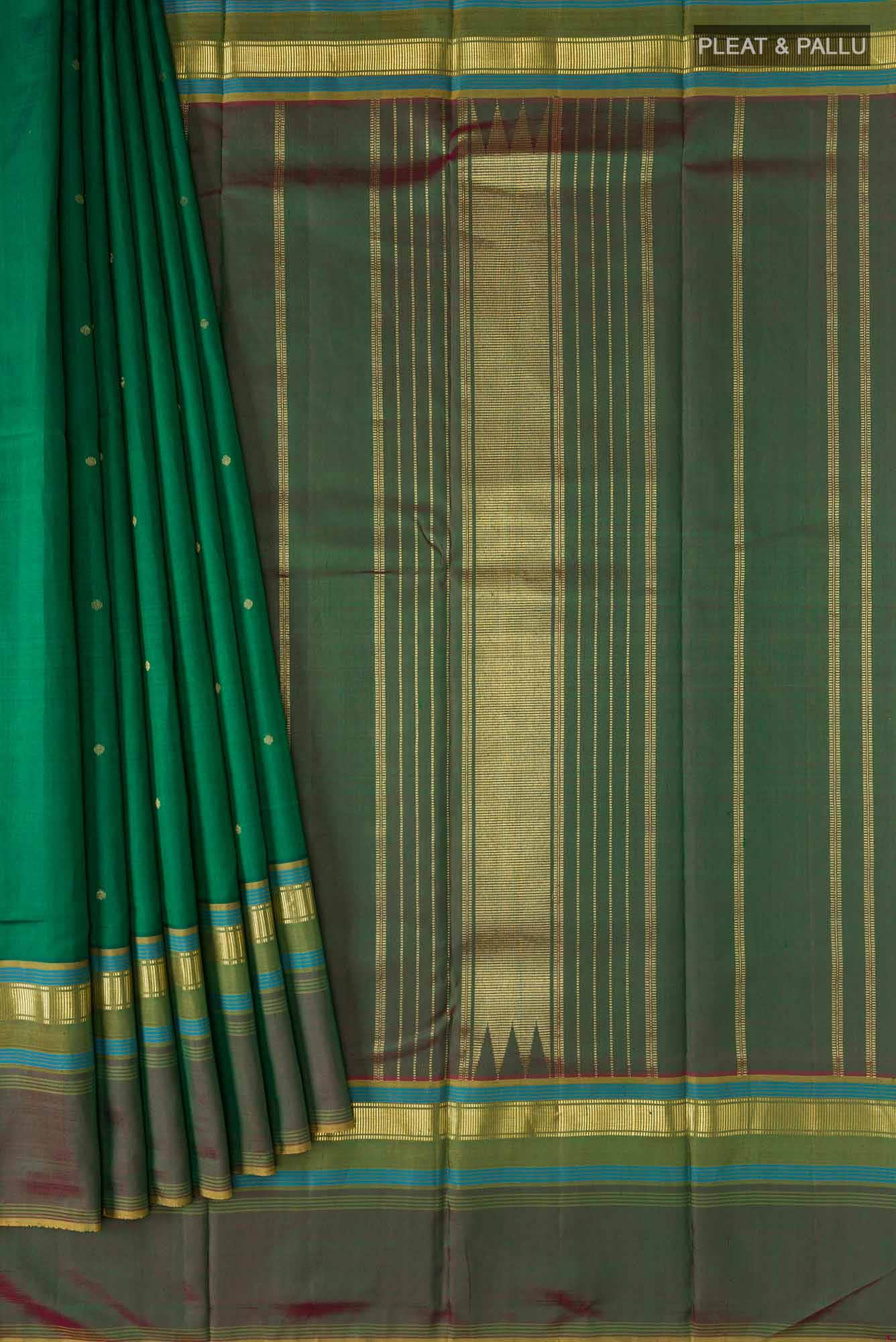 Green Kanchipuram Silk Saree