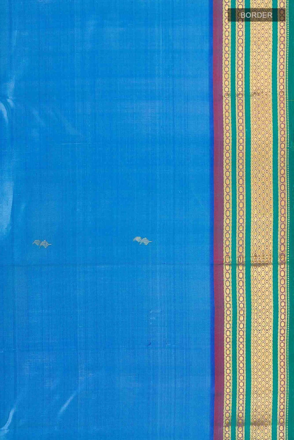 Blue Kanchipuram Silk Saree