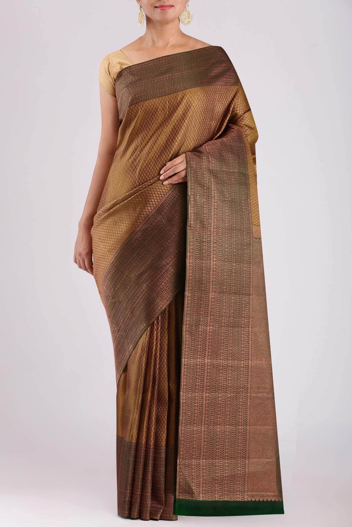 Green Kanchipuram Silk Saree