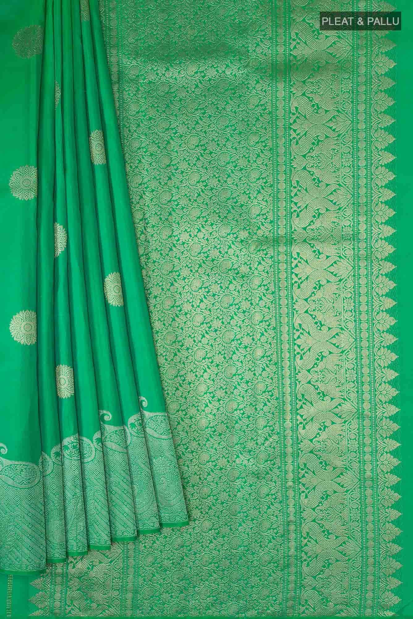 Green Kanchipuram Silk Saree