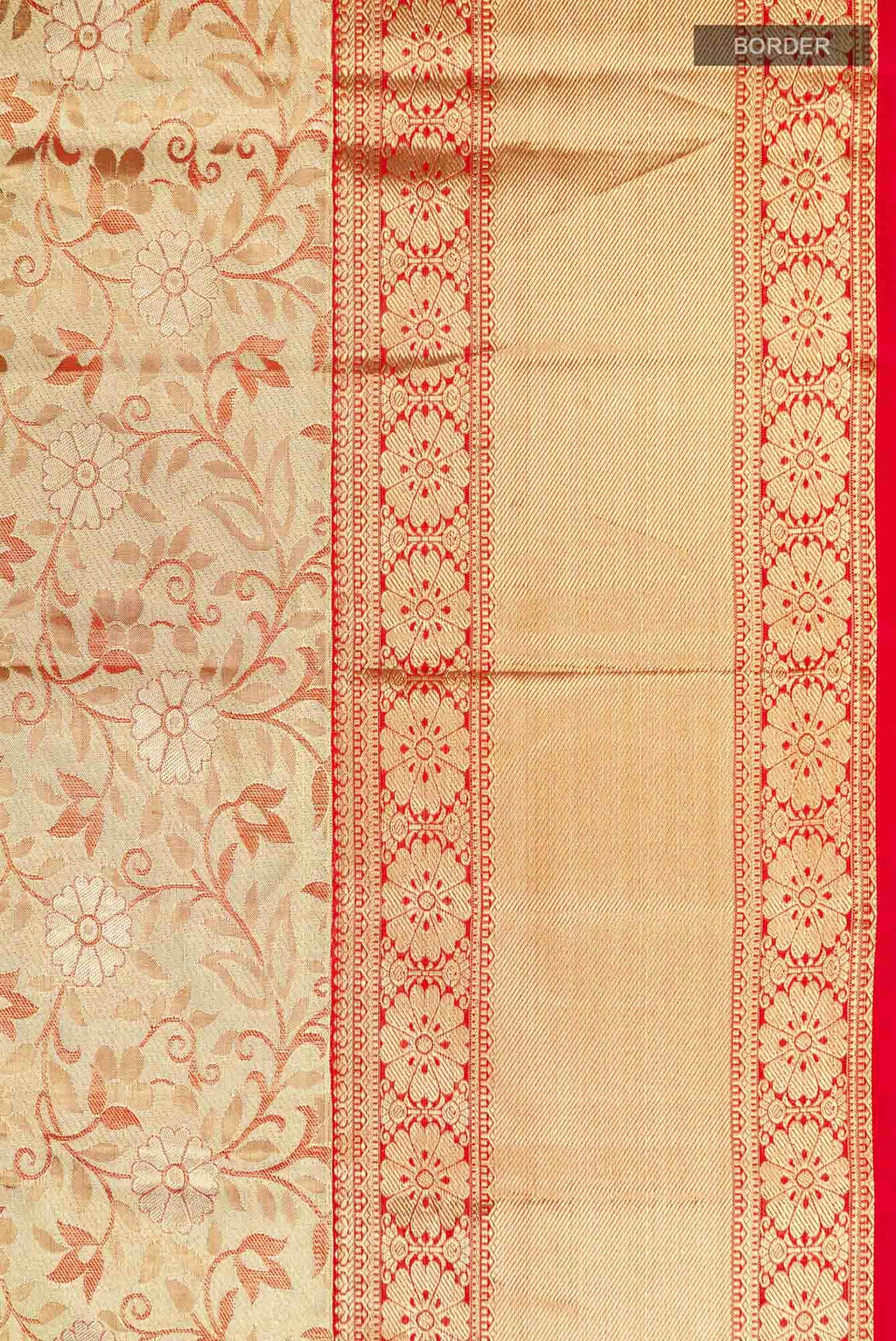 Gold Kanchipuram Silk Saree