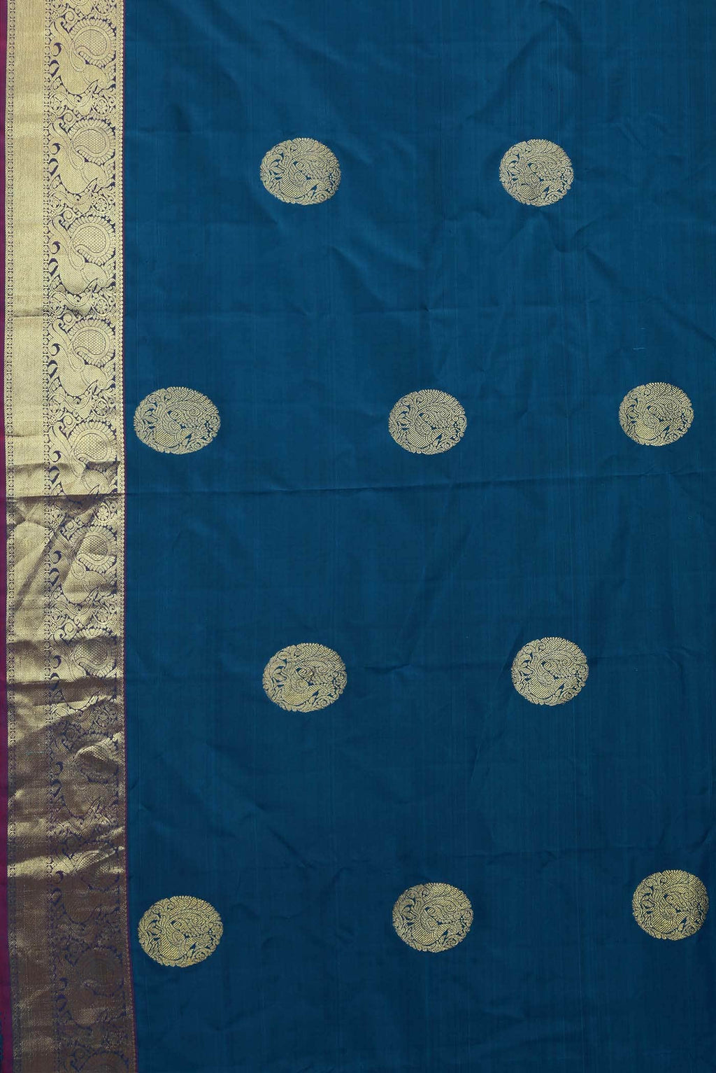 Blue Kanchipuram Silk Saree