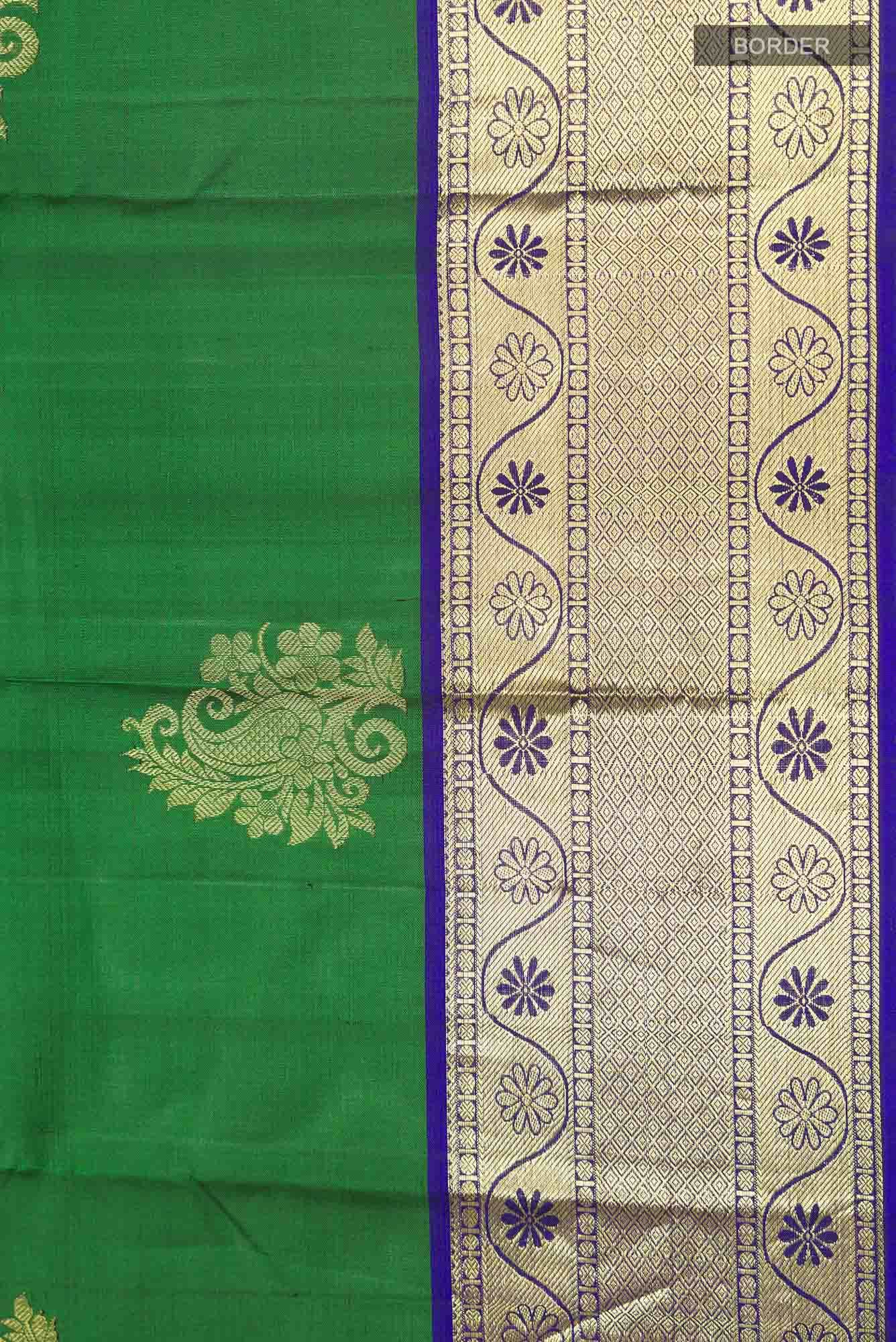 Green Kanchipuram Silk Saree