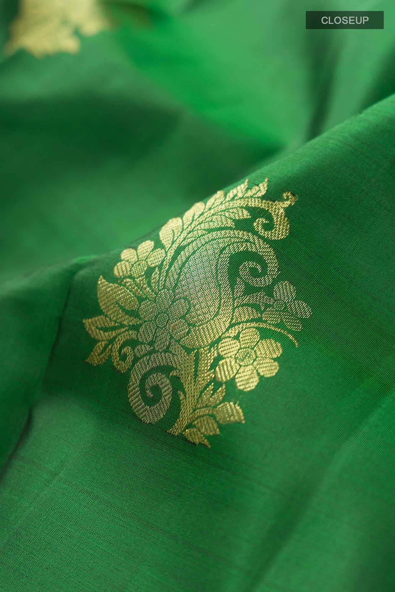 Green Kanchipuram Silk Saree