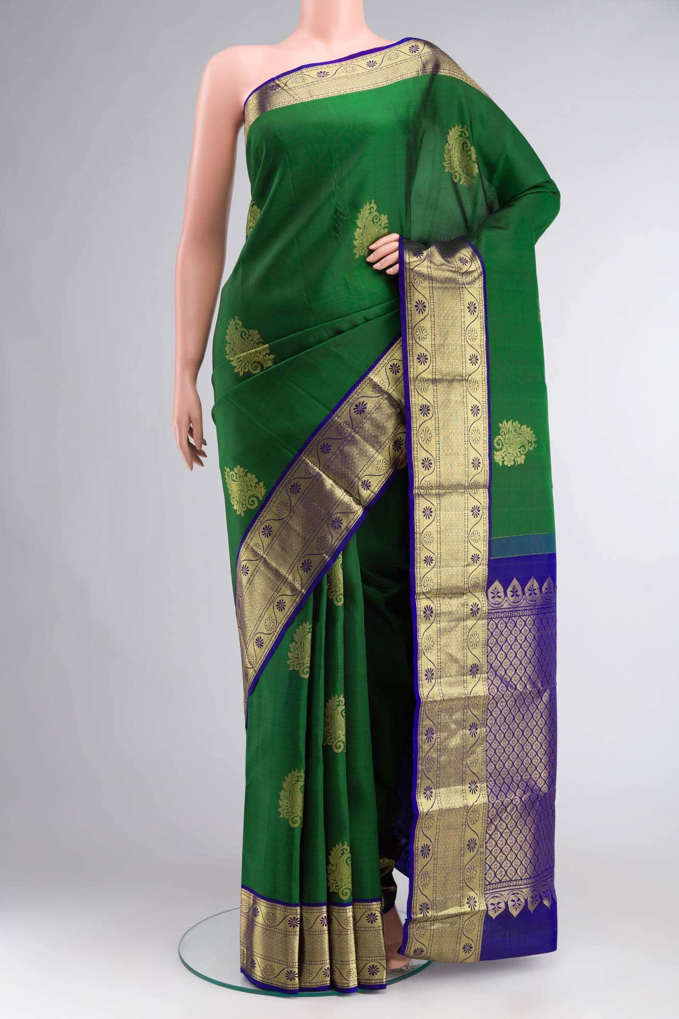 Green Kanchipuram Silk Saree