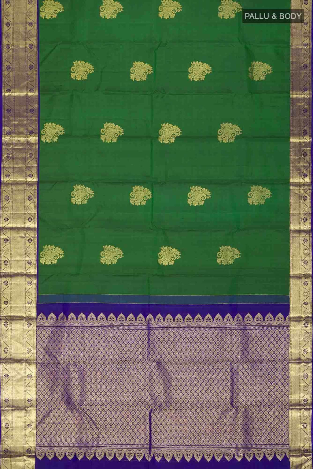 Green Kanchipuram Silk Saree