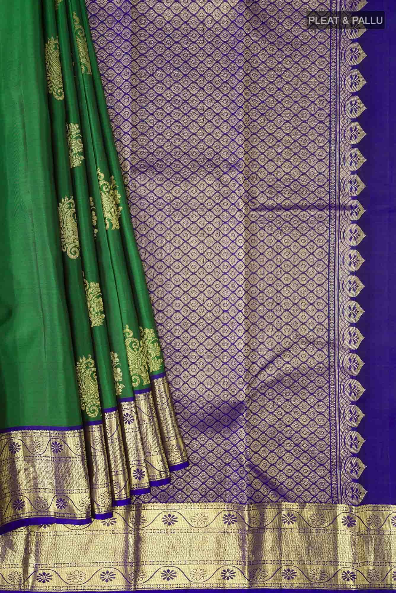 Green Kanchipuram Silk Saree