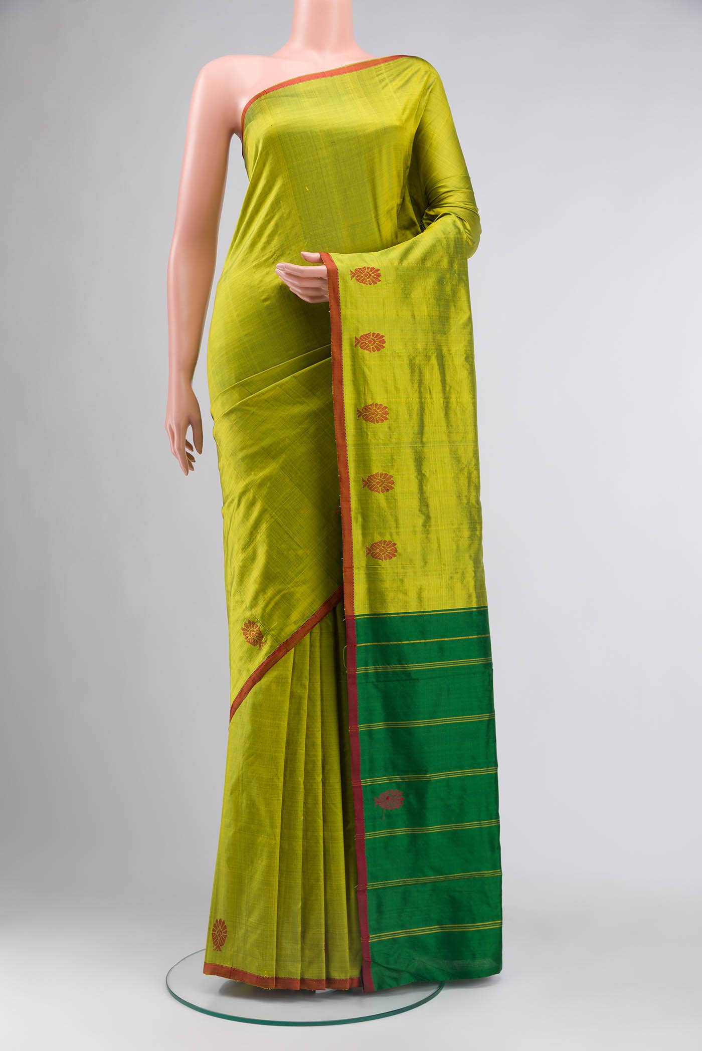 Green Kanchipuram Silk Saree