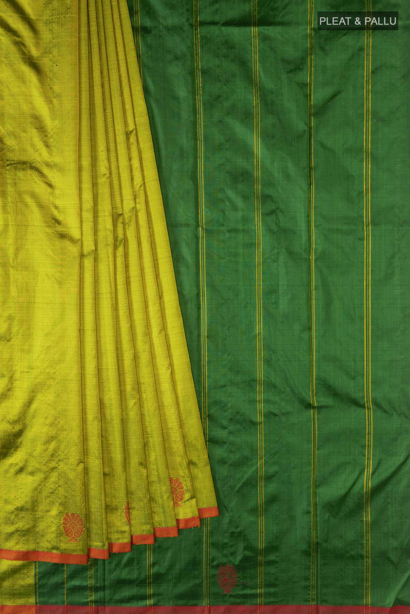 Green Kanchipuram Silk Saree