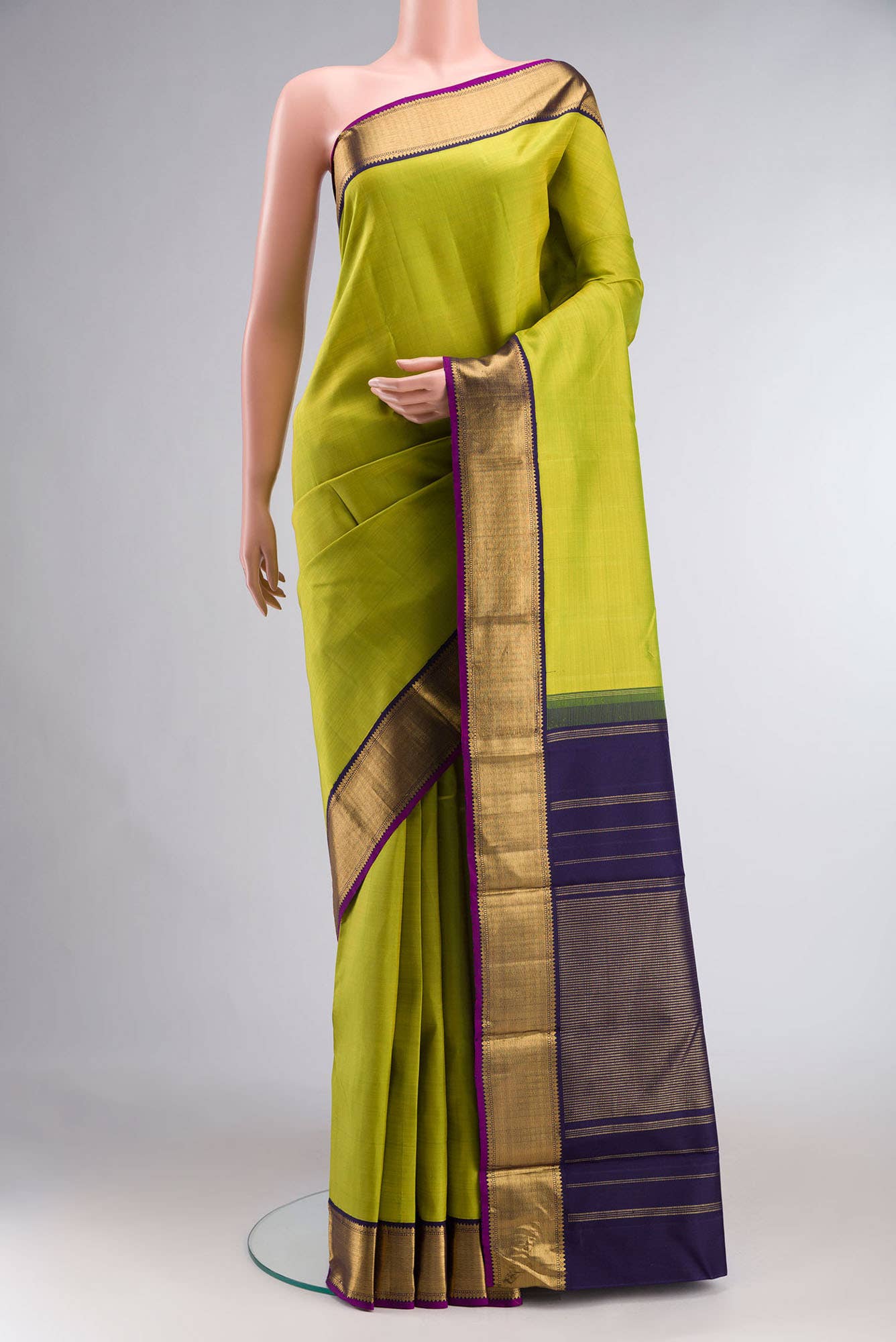Green Kanchipuram Silk Saree
