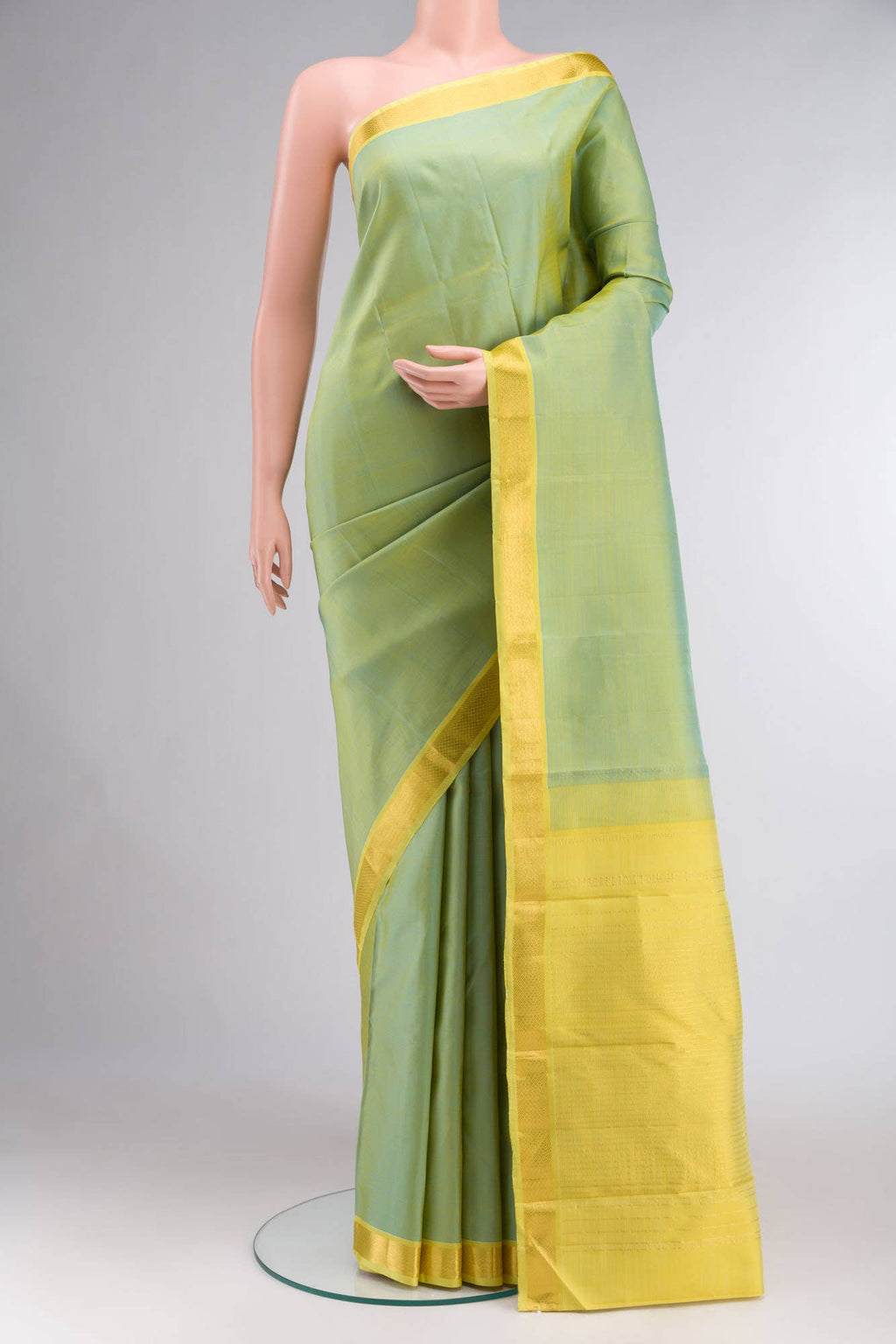 Green Kanchipuram Silk Saree