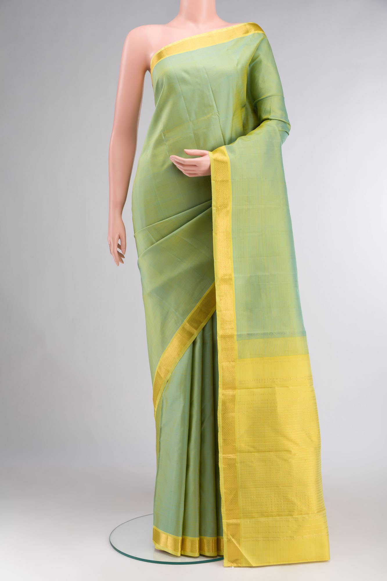 Green Kanchipuram Silk Saree