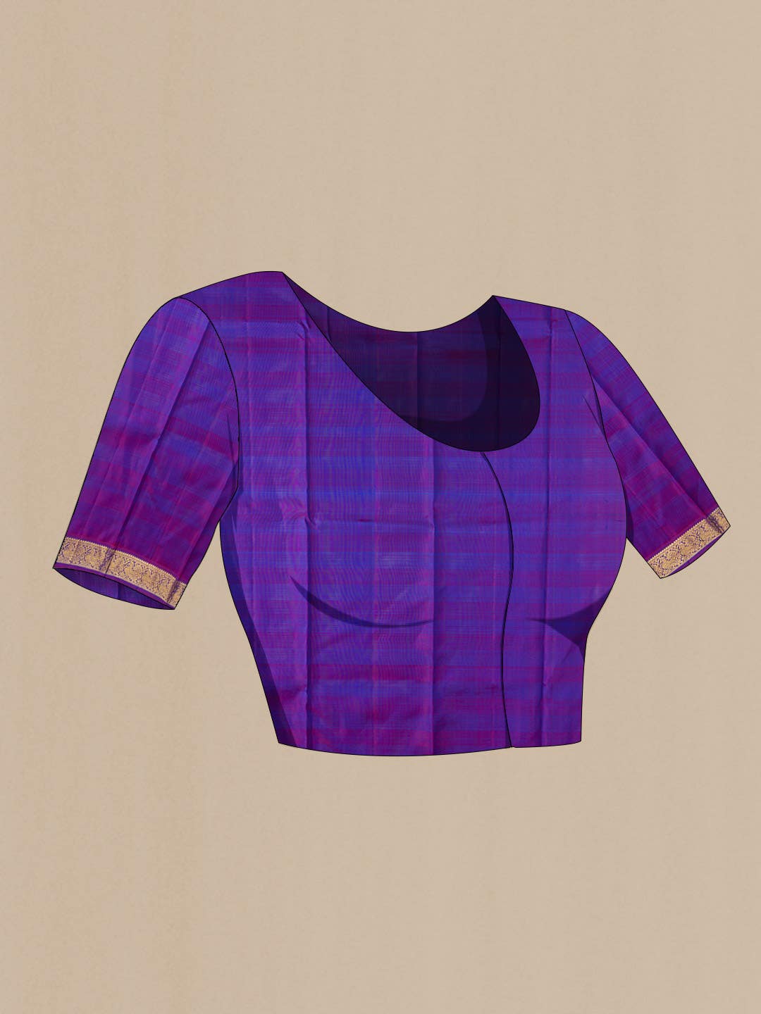 Multi Kanchipuram Silk Saree