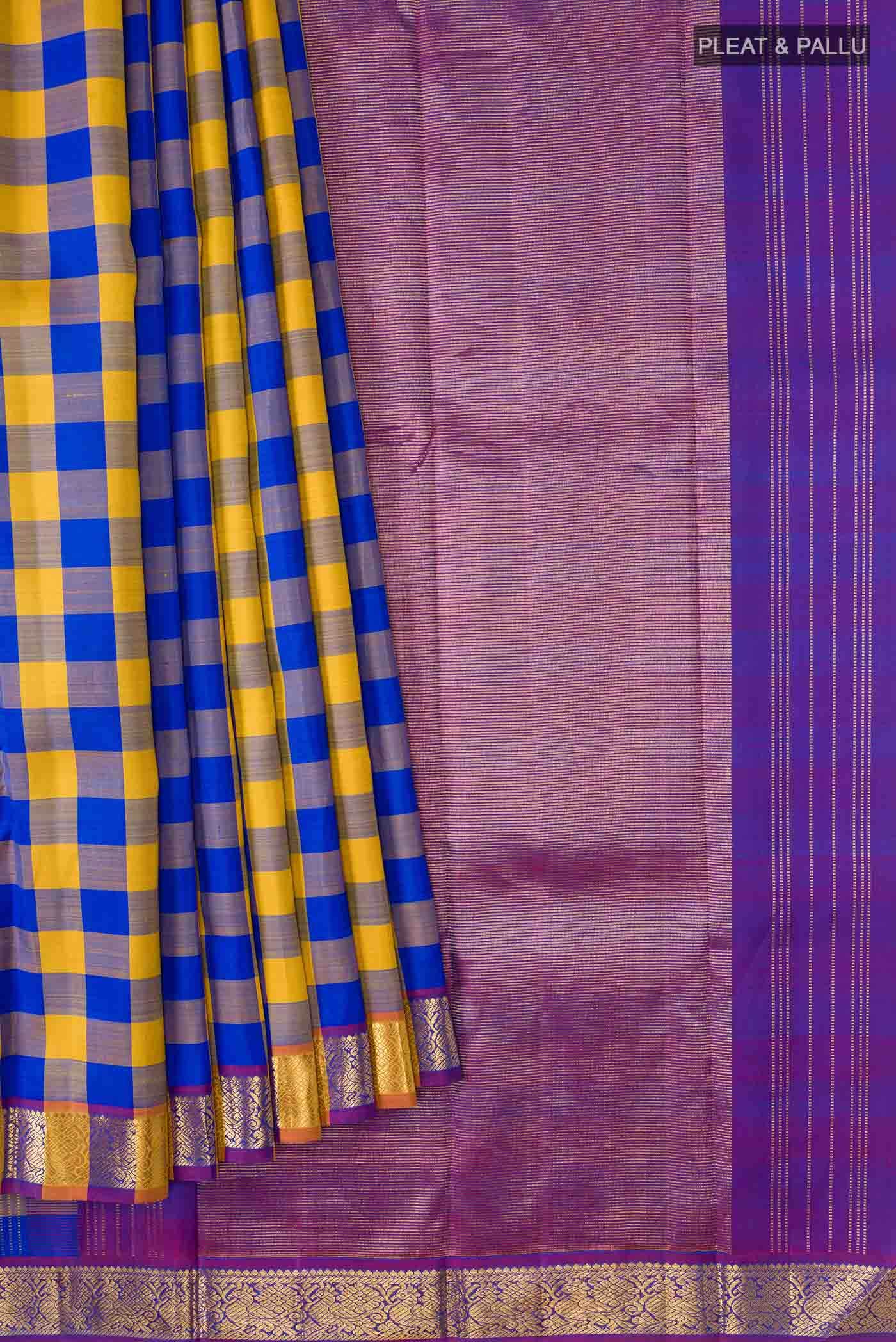 Multi Kanchipuram Silk Saree