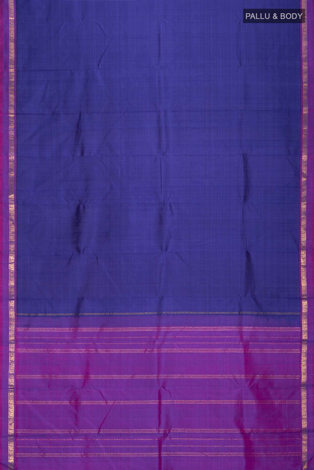Blue Kanchipuram Silk Saree