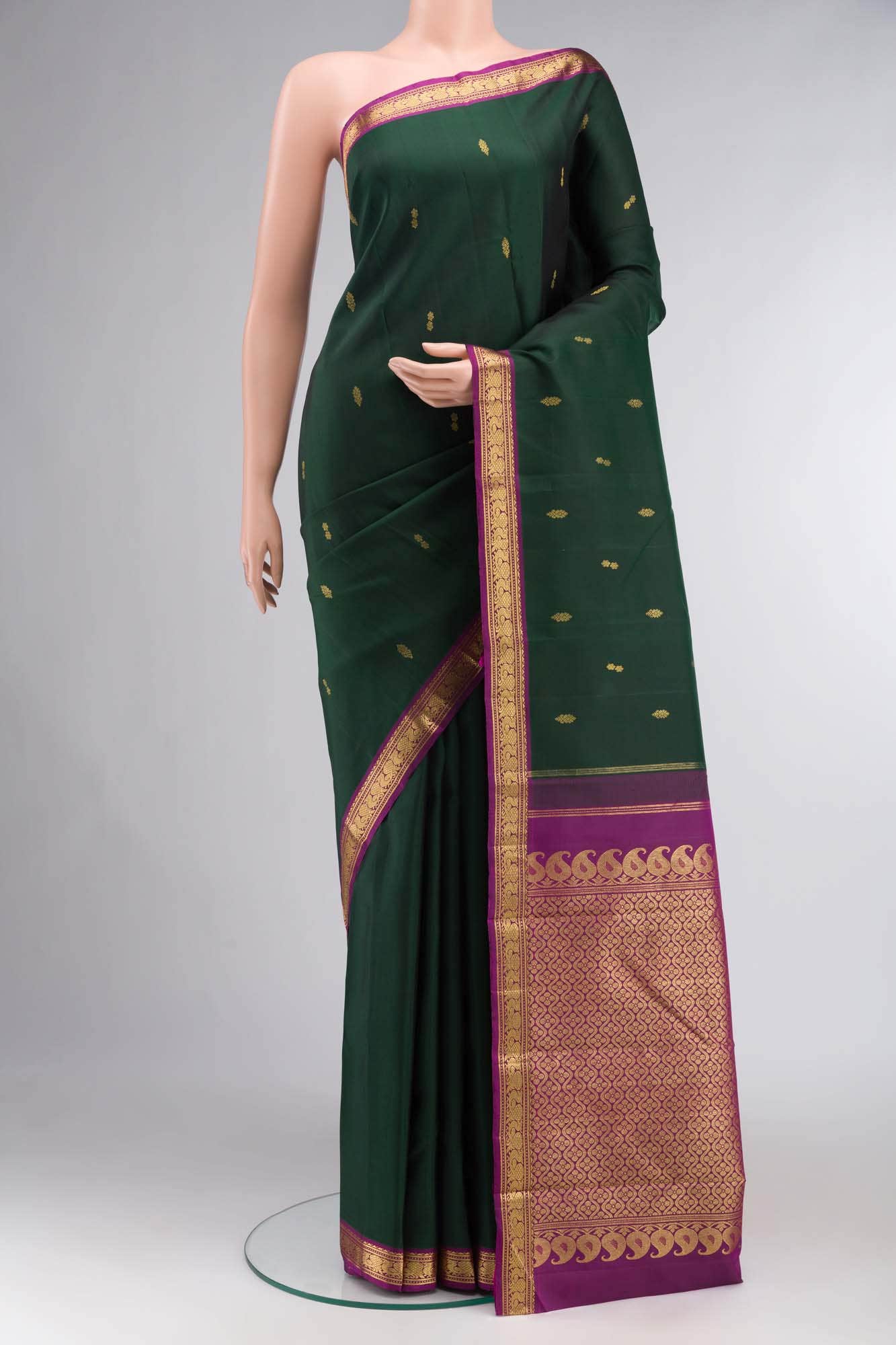 Green Kanchipuram Silk Saree