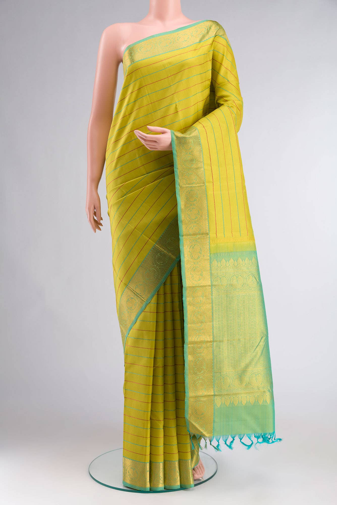 Green Kanchipuram Silk Saree
