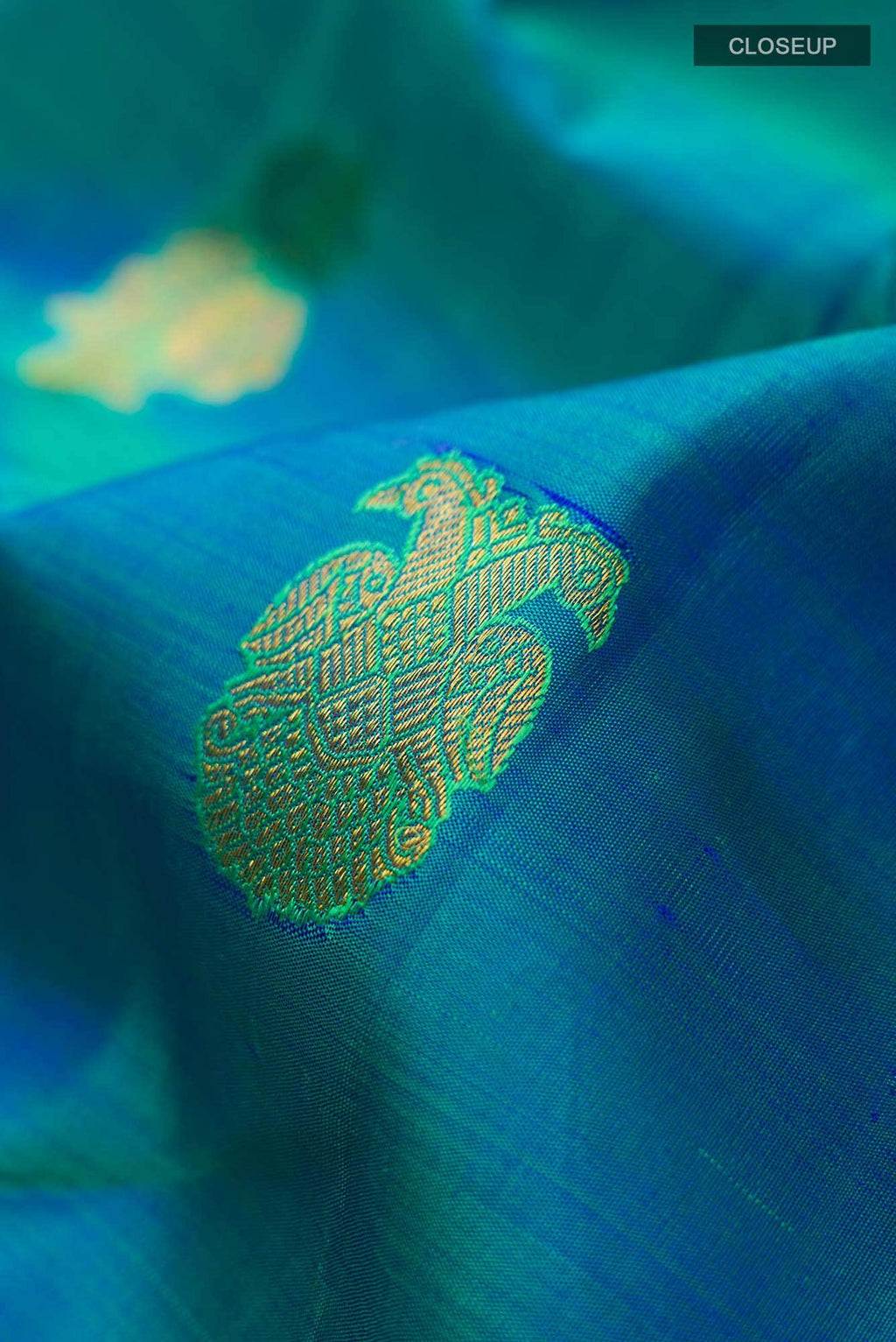 Blue Kanchipuram Silk Saree