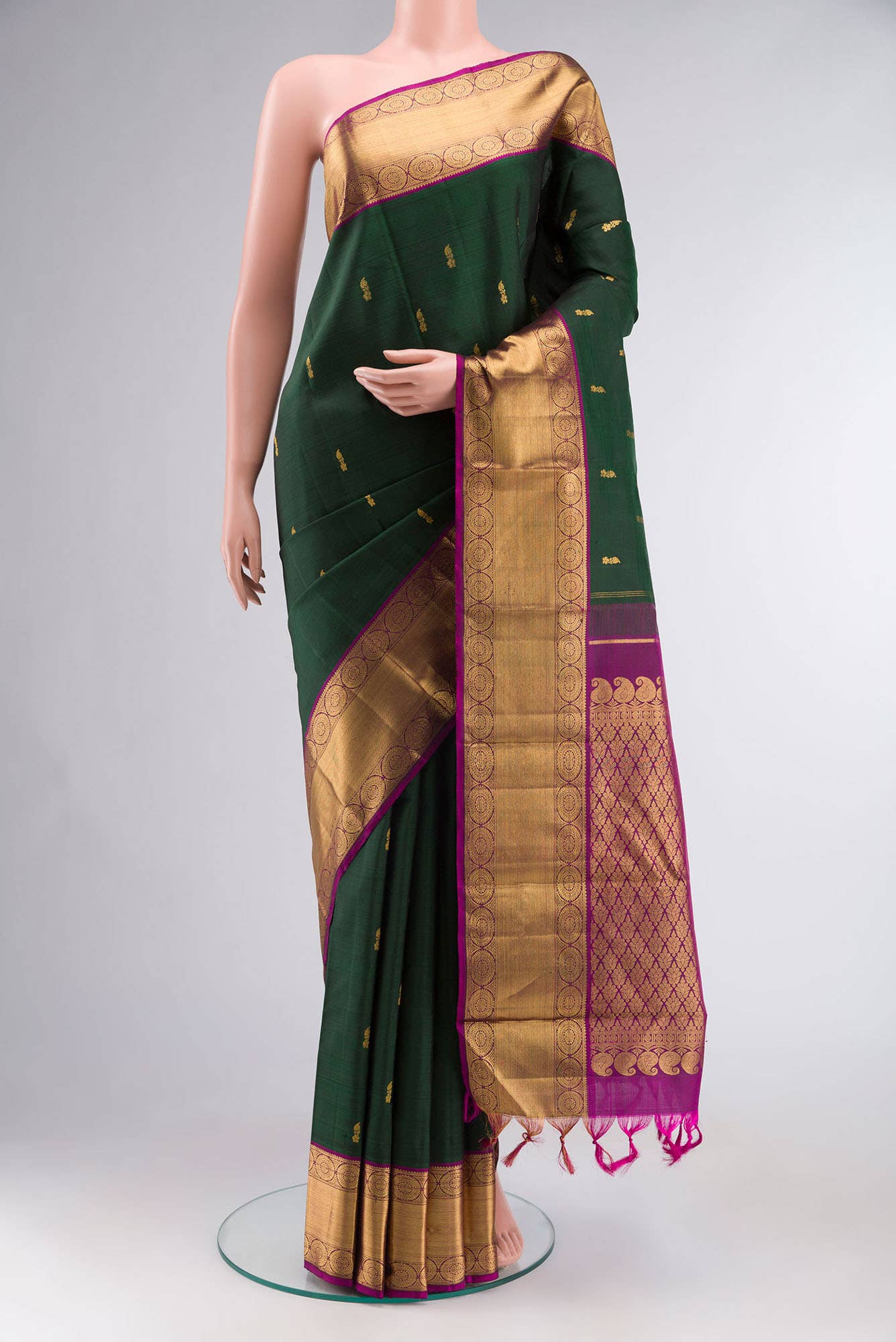 Green Kanchipuram Silk Saree