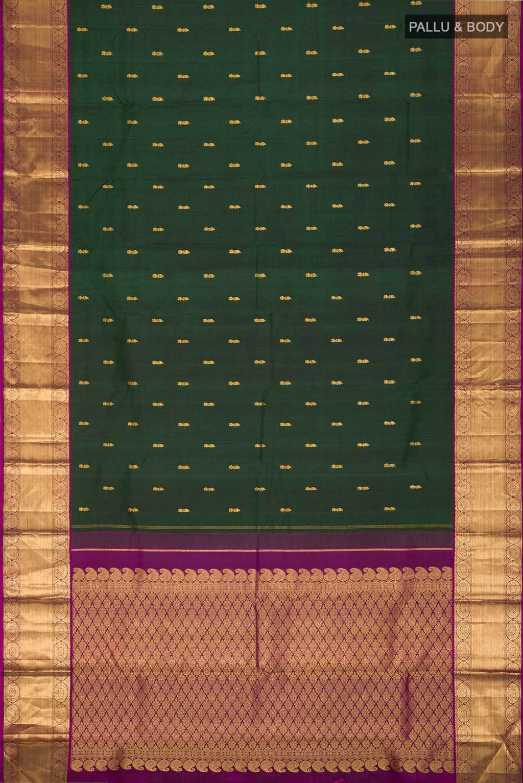 Green Kanchipuram Silk Saree
