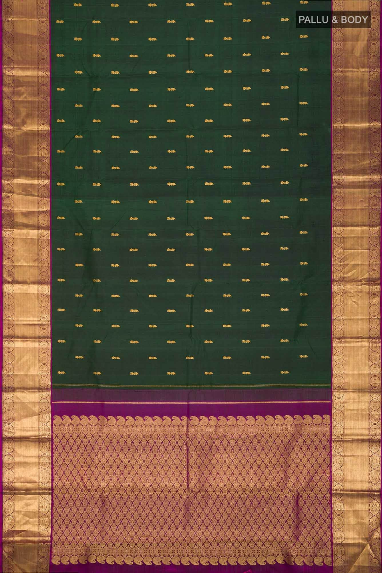 Green Kanchipuram Silk Saree