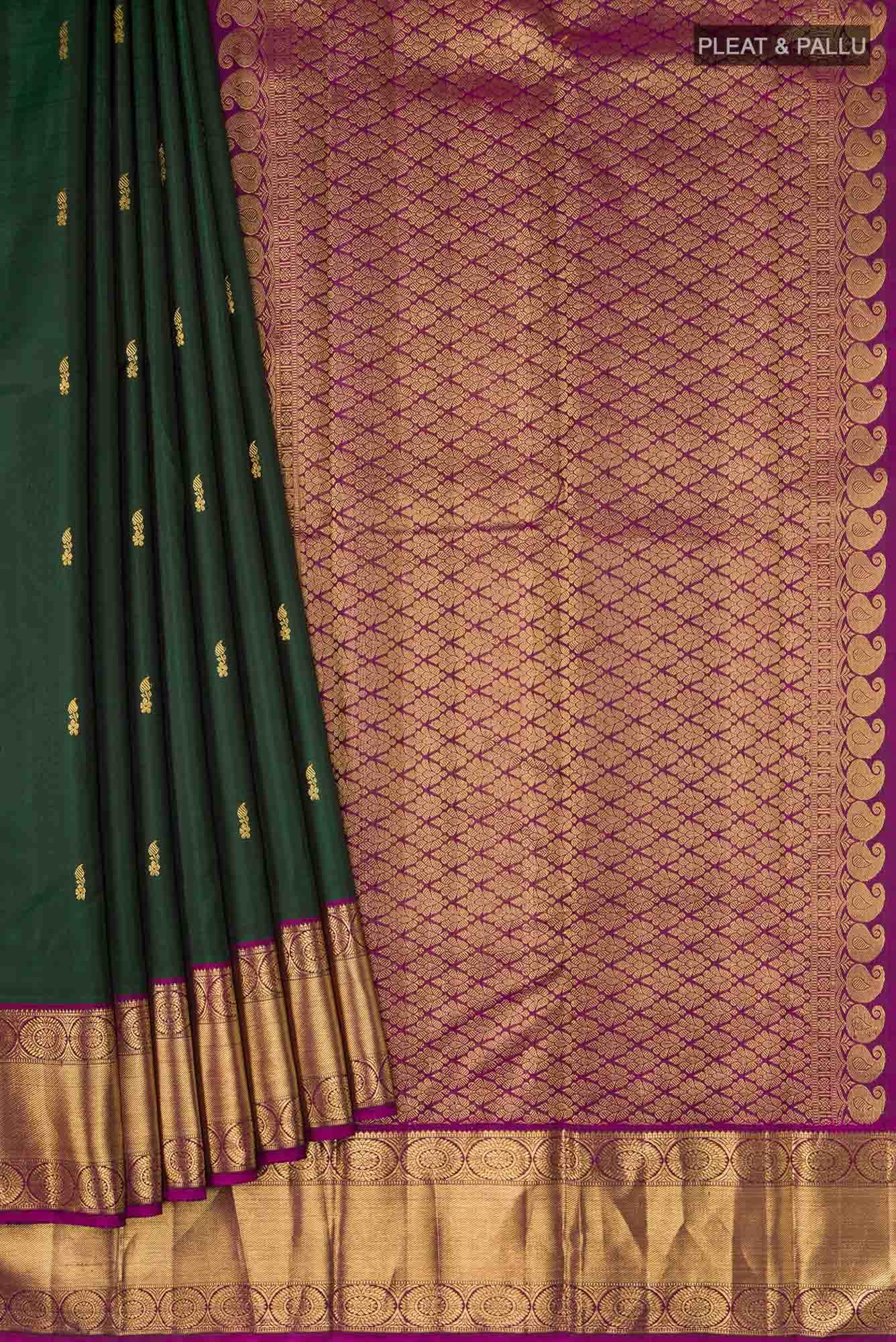 Green Kanchipuram Silk Saree