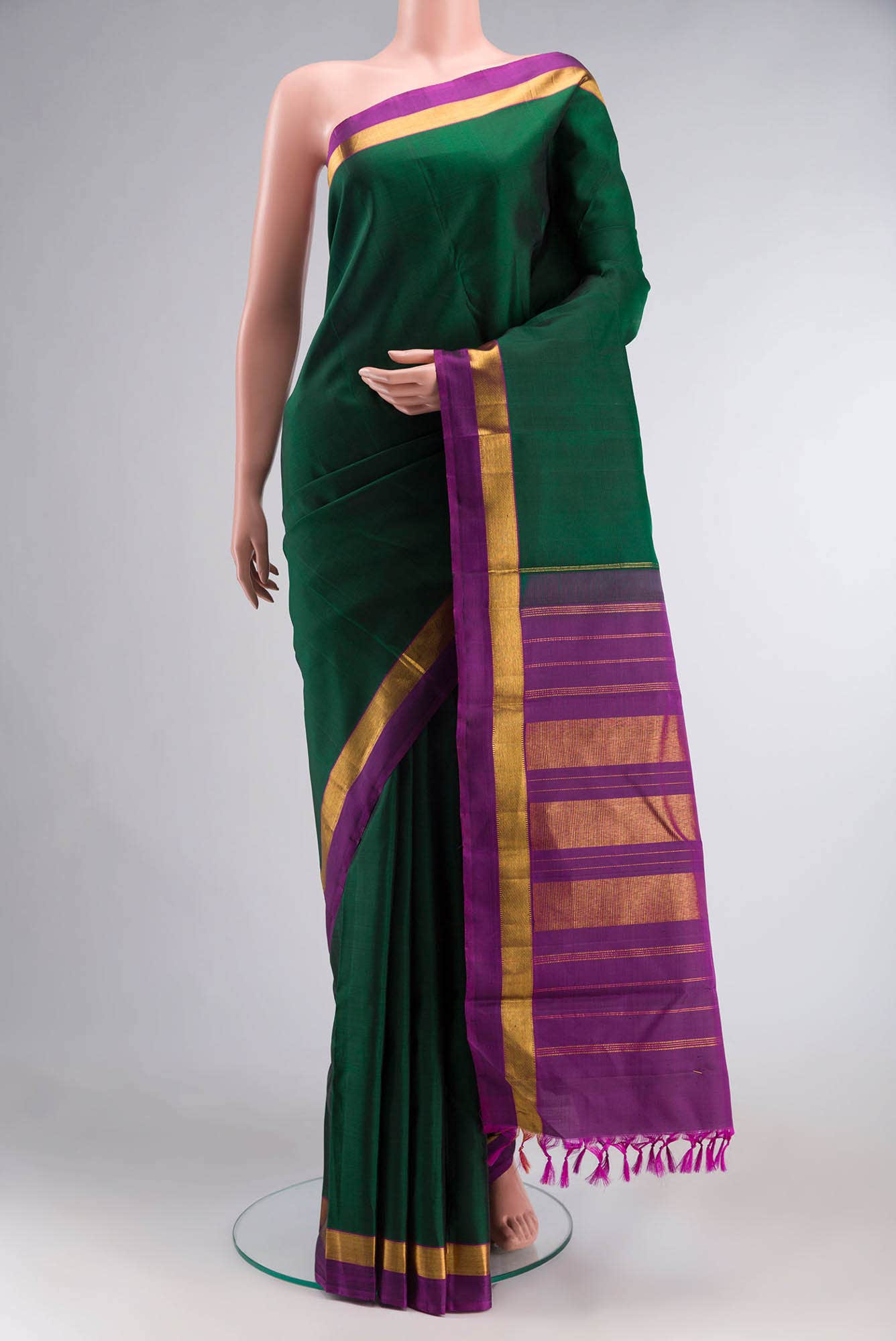 Green Kanchipuram Silk Saree