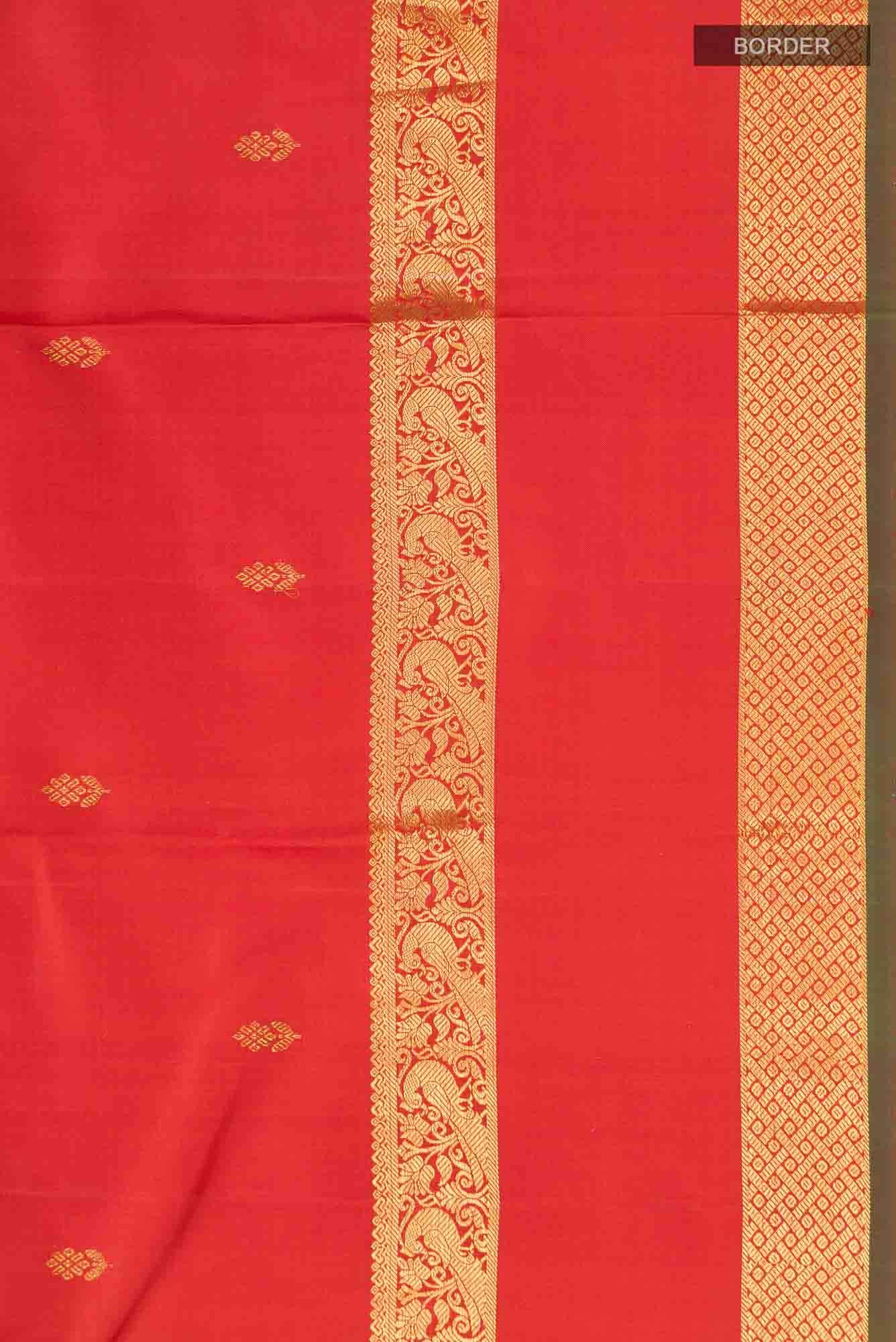 Red Kanchipuram Silk Saree