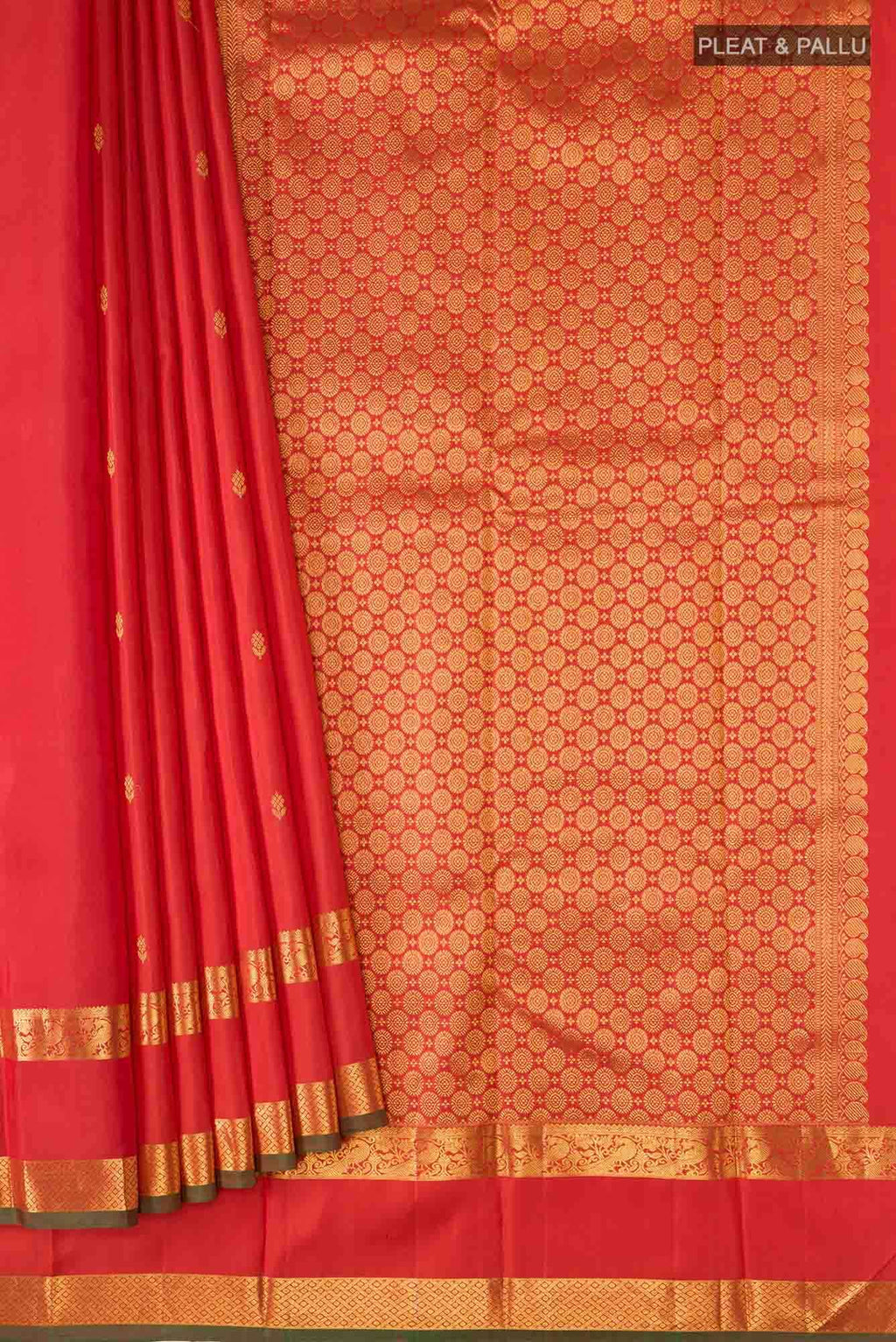 Red Kanchipuram Silk Saree